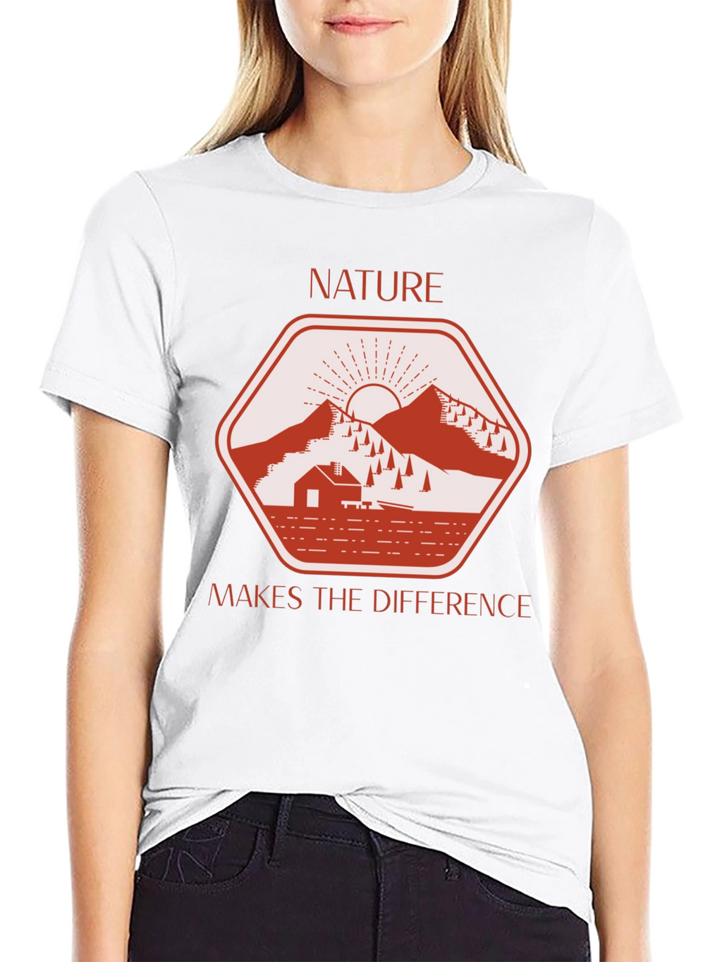 Nature Makes the Difference Graphic T-Shirt