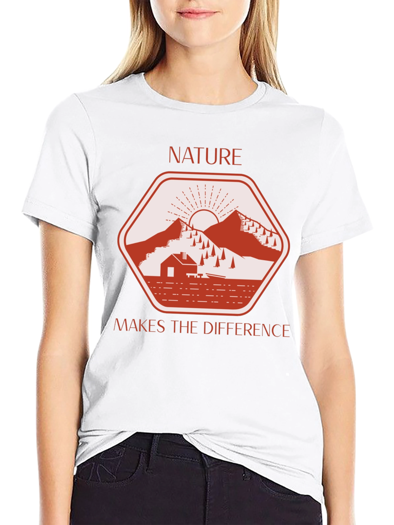 Nature Makes the Difference Graphic T-Shirt
