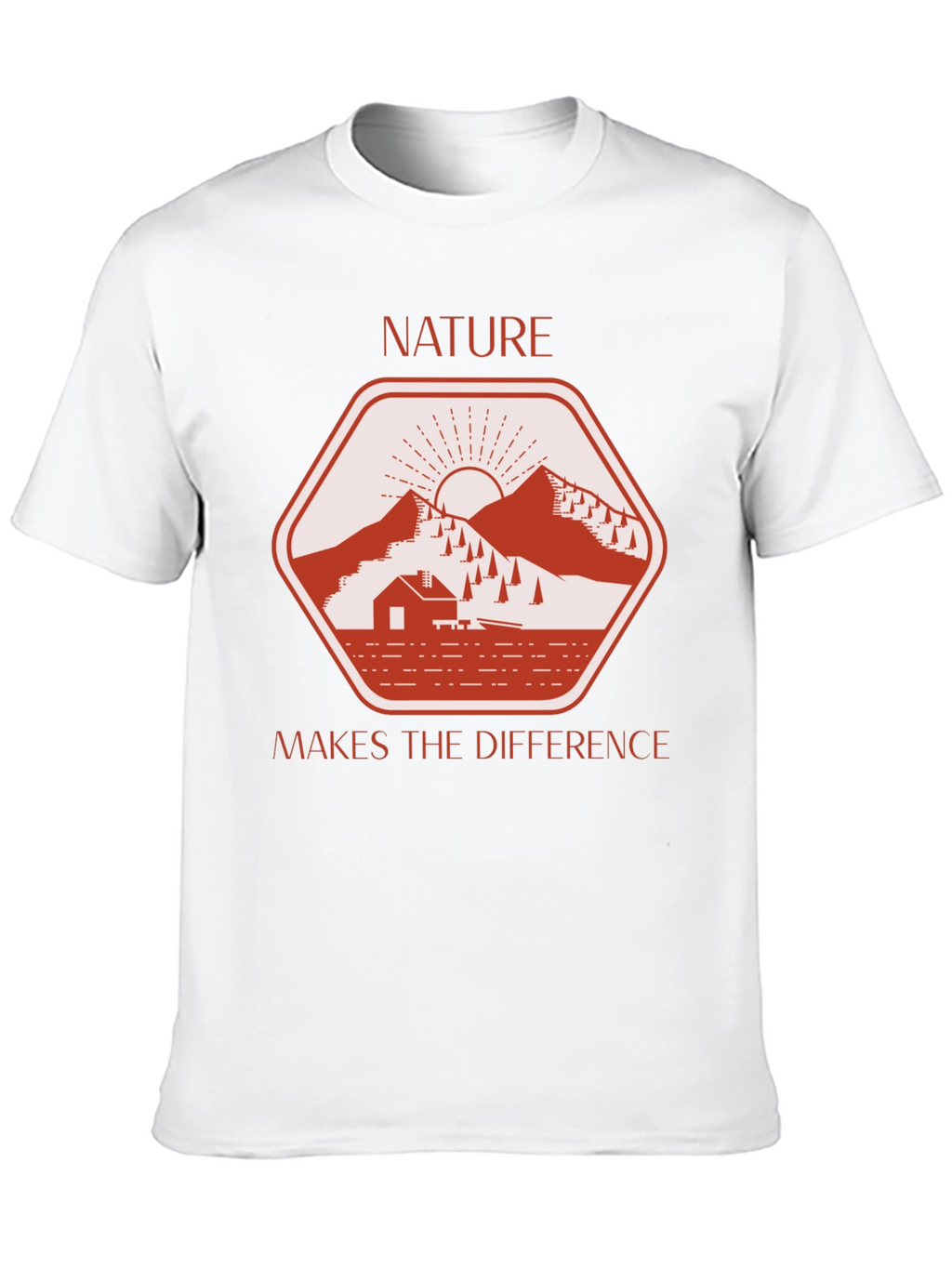 Nature Makes the Difference Graphic T-Shirt