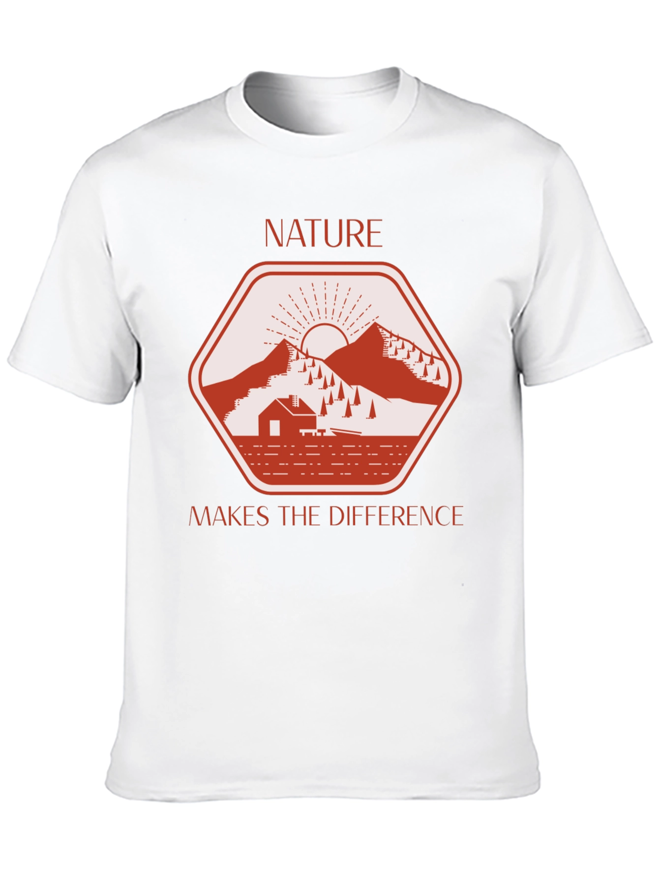 Nature Makes the Difference Graphic T-Shirt