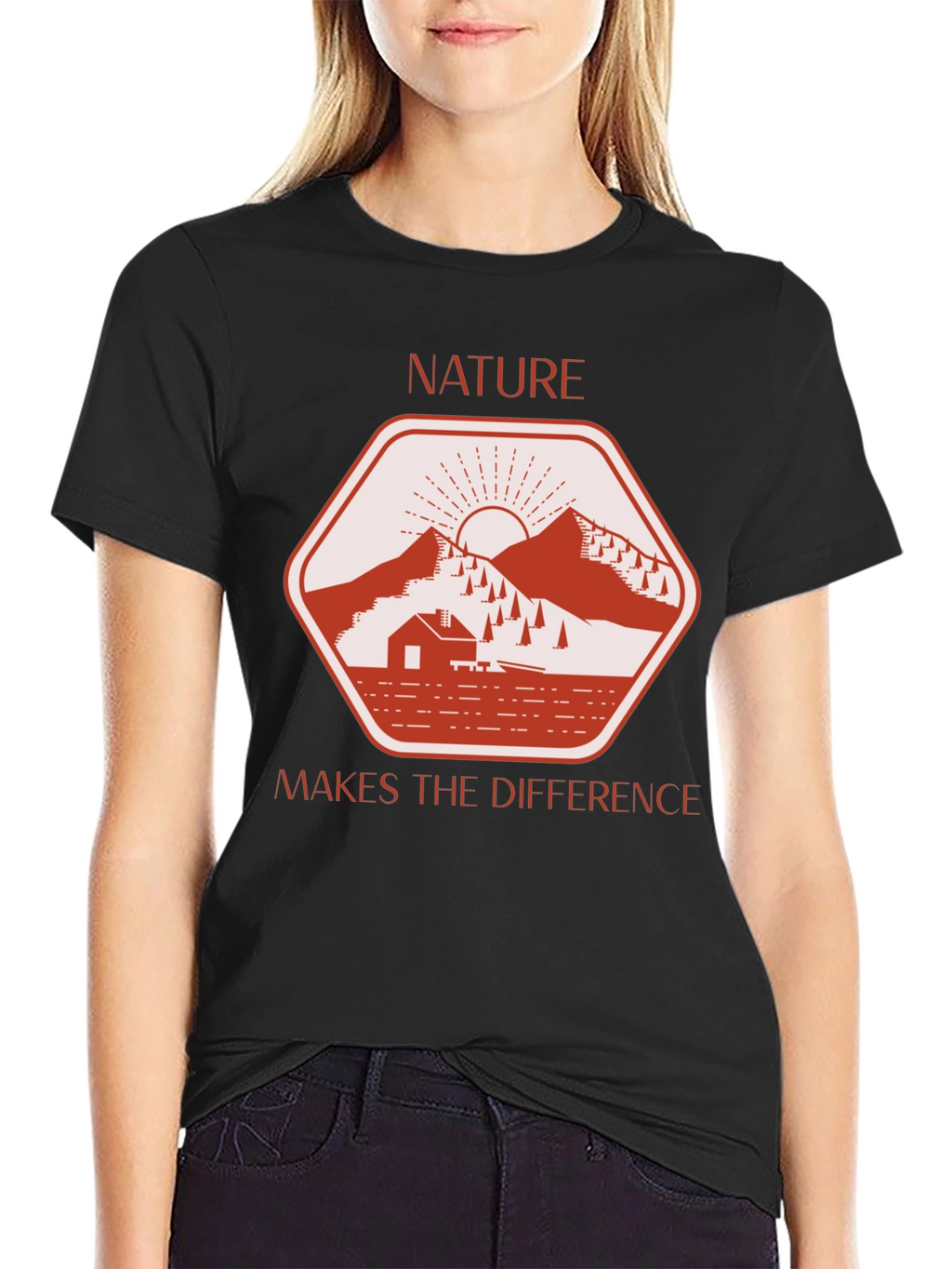 Nature Makes the Difference Graphic T-Shirt