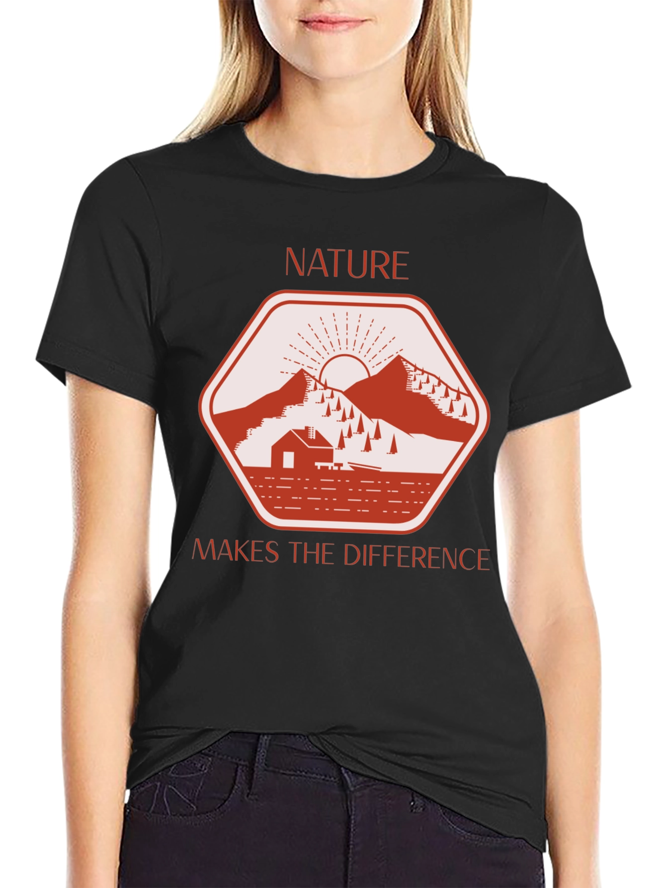 Nature Makes the Difference Graphic T-Shirt