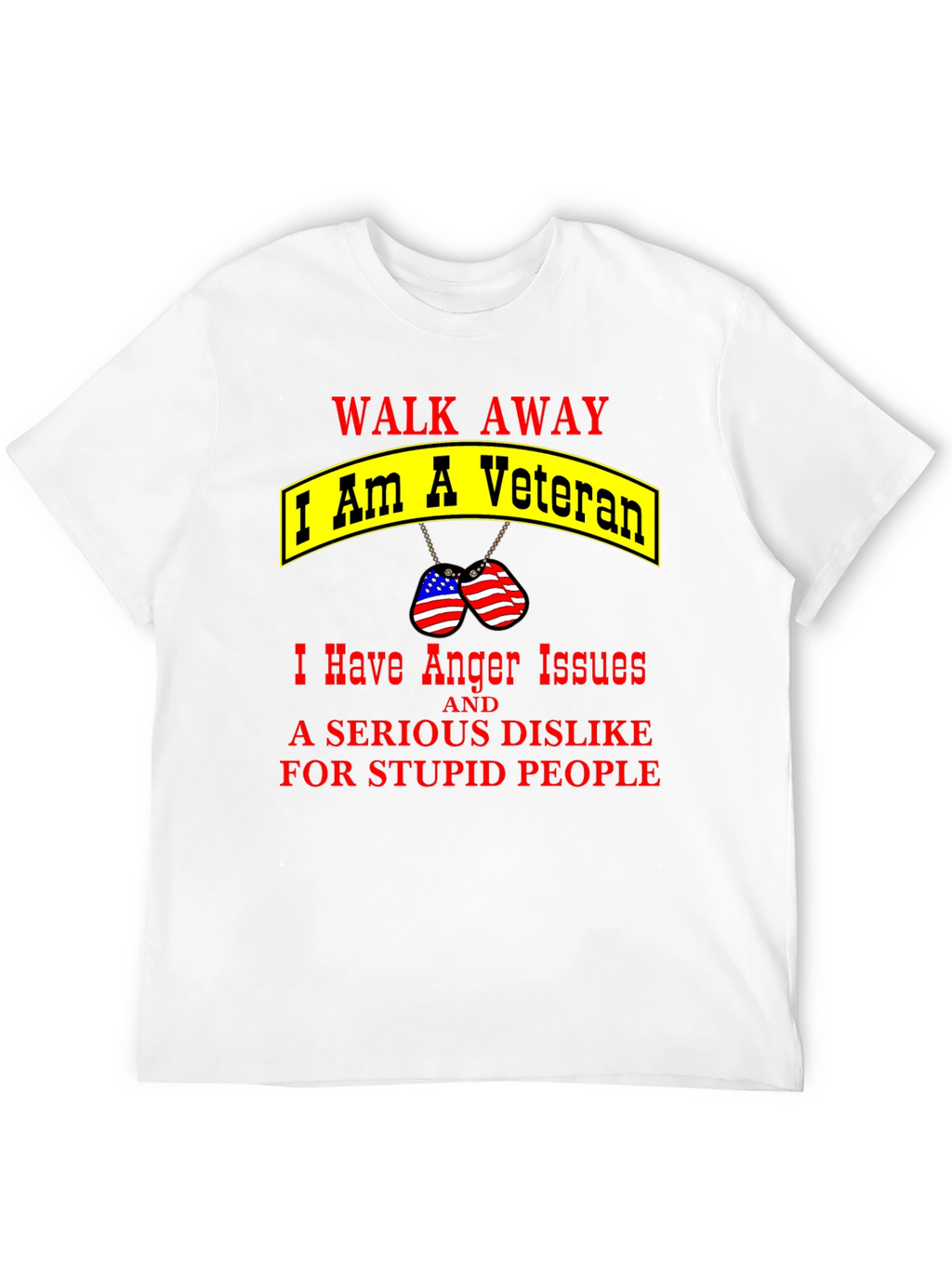 Walk Away Veteran Graphic T-Shirt
