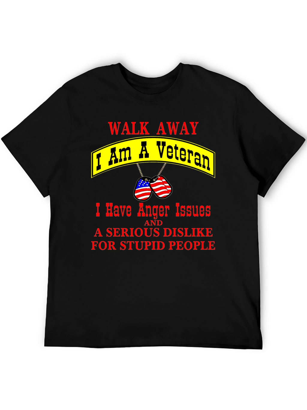 Walk Away Veteran Graphic T-Shirt