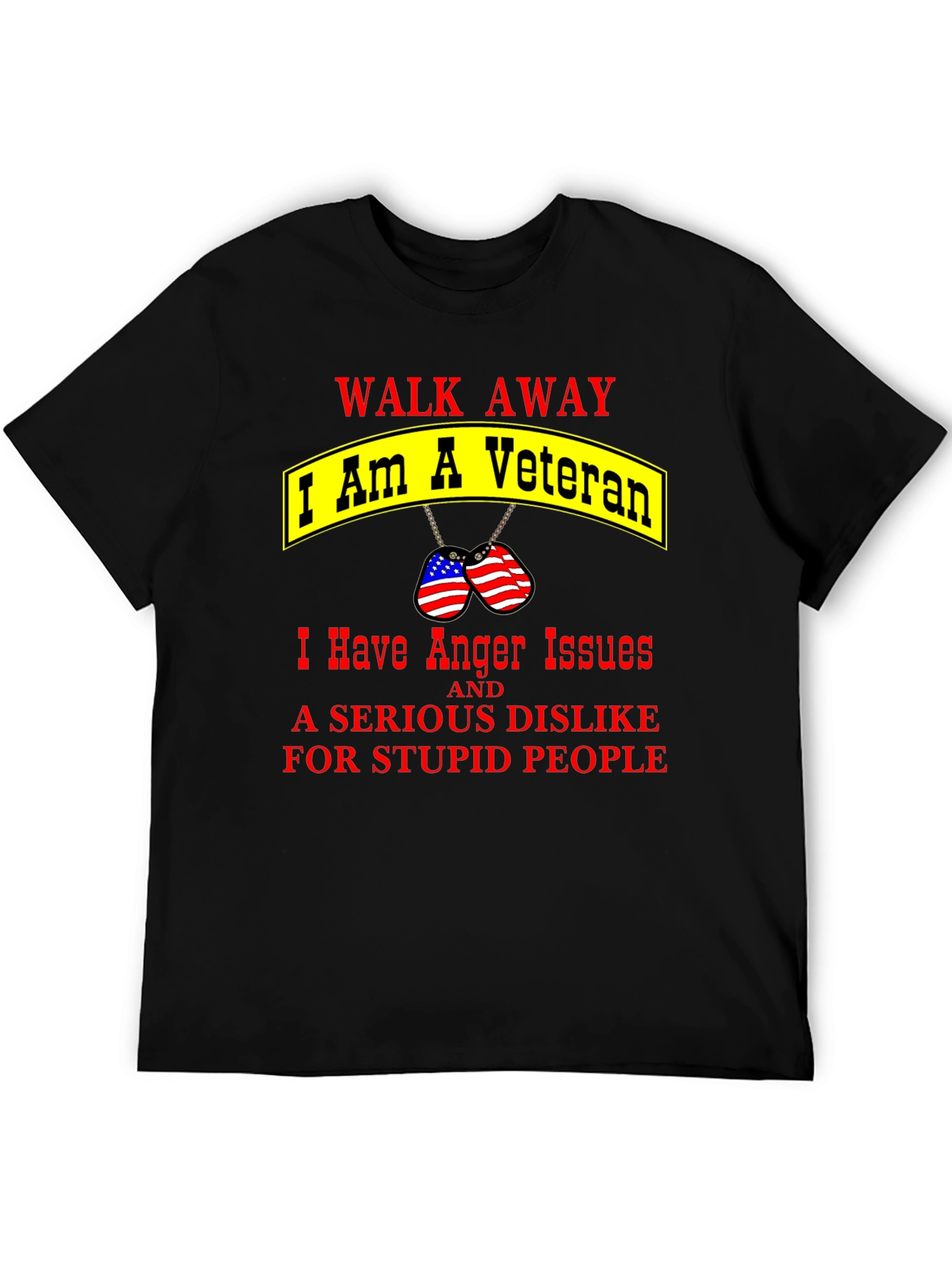 Walk Away Veteran Graphic T-Shirt
