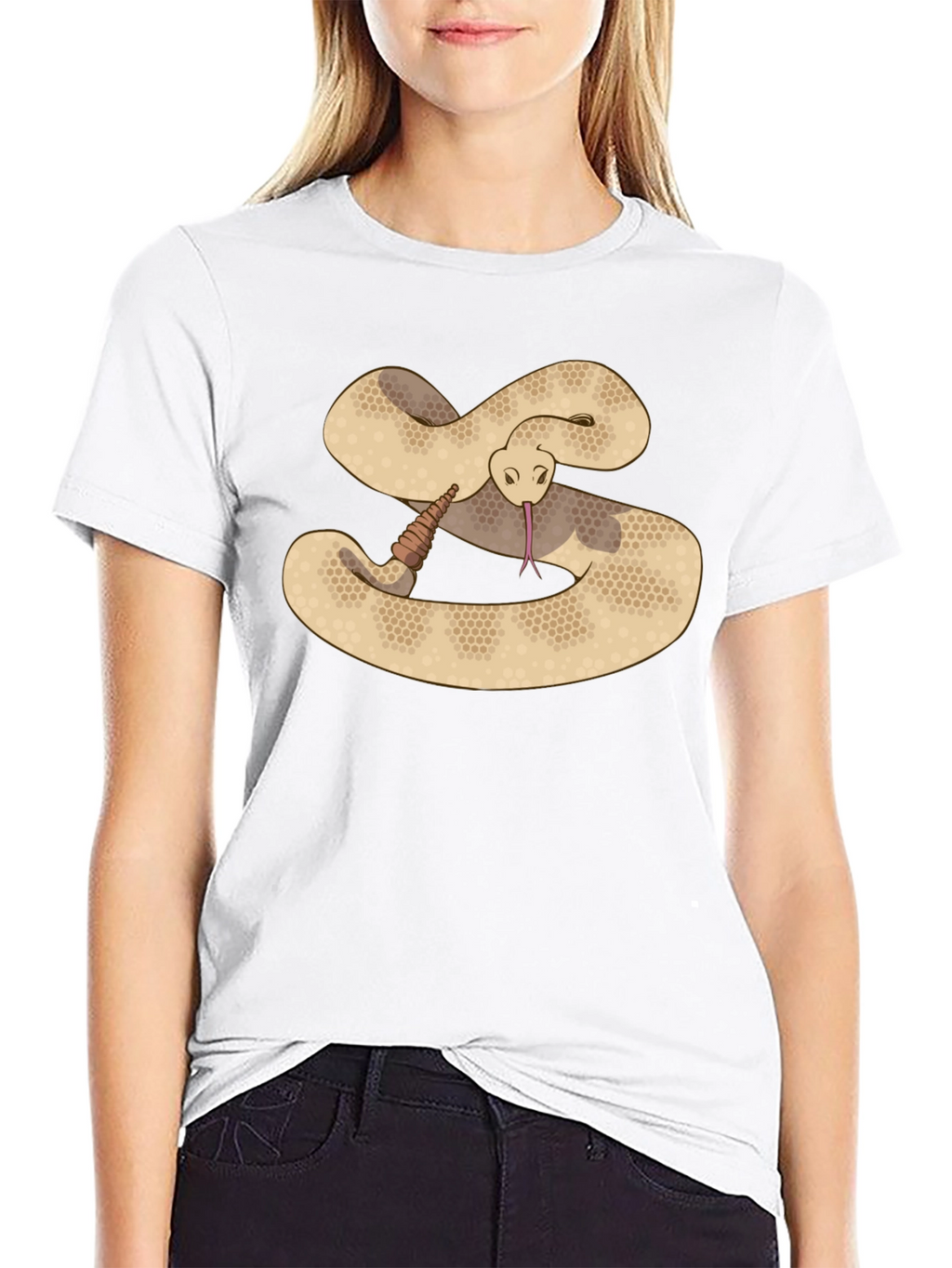 Rattlesnake Graphic Tee - Cool Reptile Design