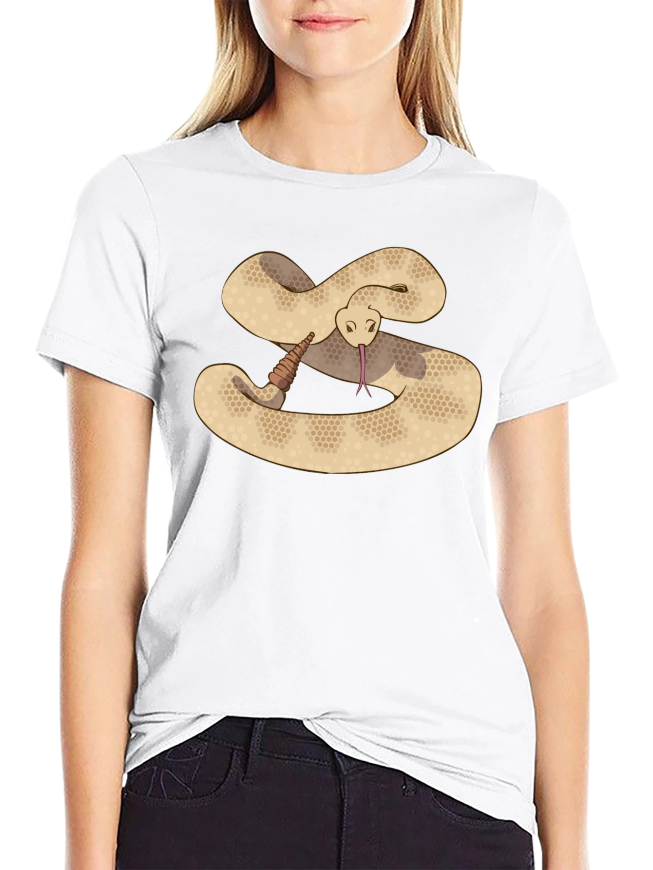 Rattlesnake Graphic Tee - Cool Reptile Design