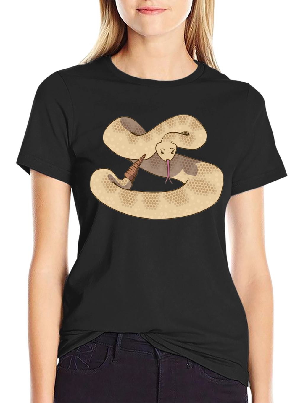 Rattlesnake Graphic Tee - Cool Reptile Design