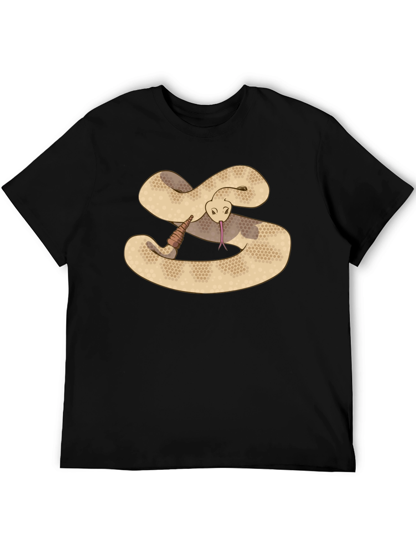Rattlesnake Graphic Tee - Cool Reptile Design