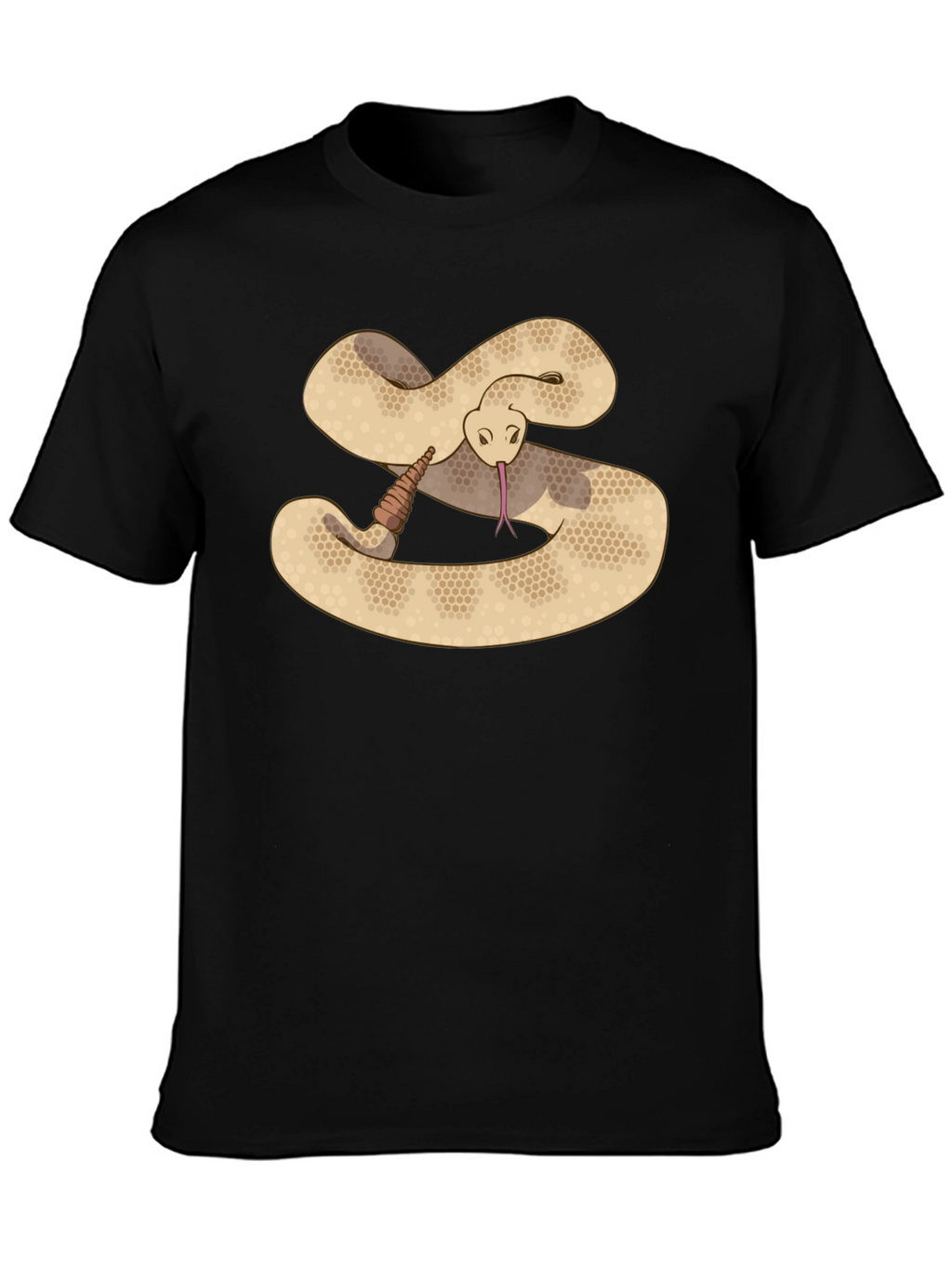 Rattlesnake Graphic Tee - Cool Reptile Design