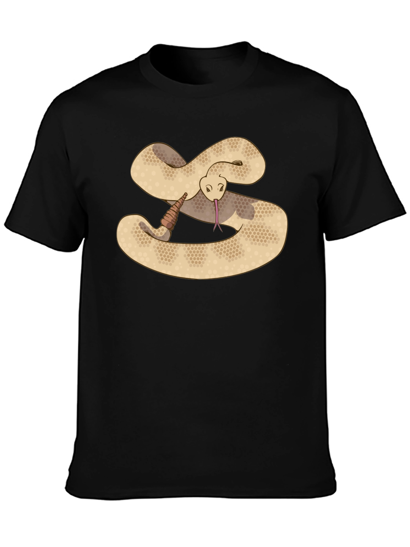 Rattlesnake Graphic Tee - Cool Reptile Design
