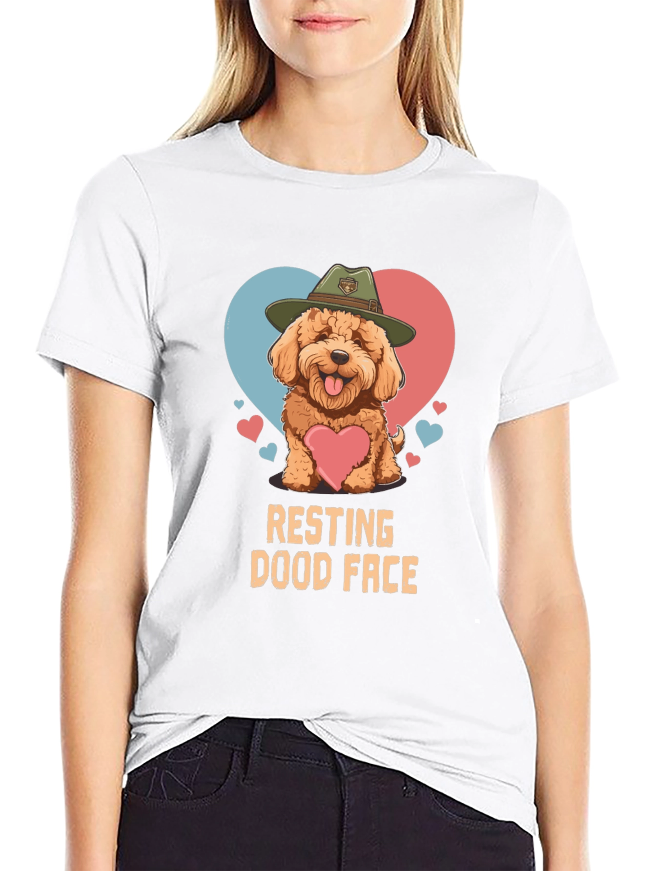 Resting Dood Face Dog Lover T-Shirt