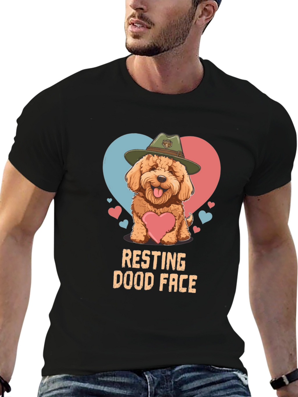 Resting Dood Face Dog Lover T-Shirt