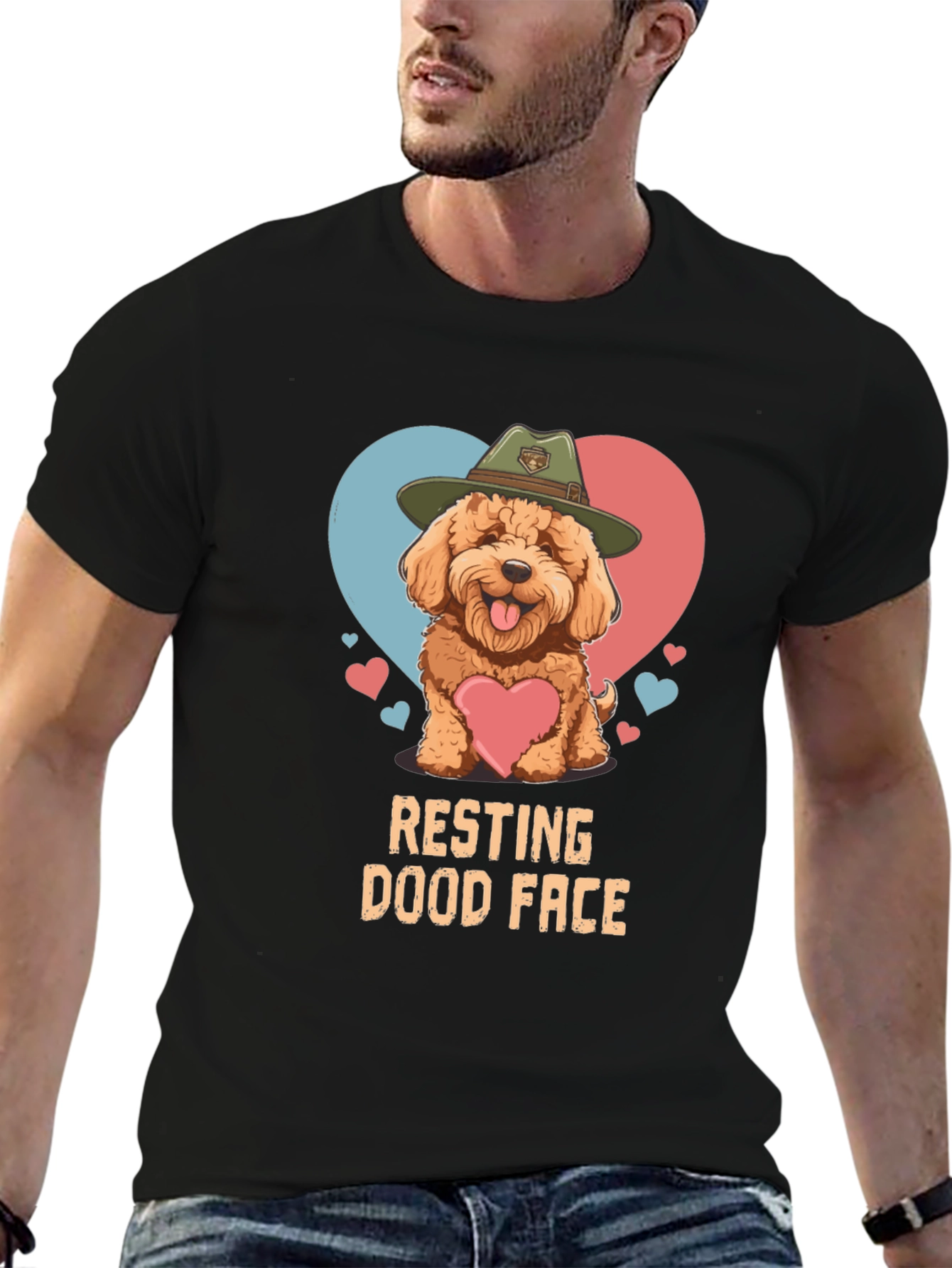 Resting Dood Face Dog Lover T-Shirt