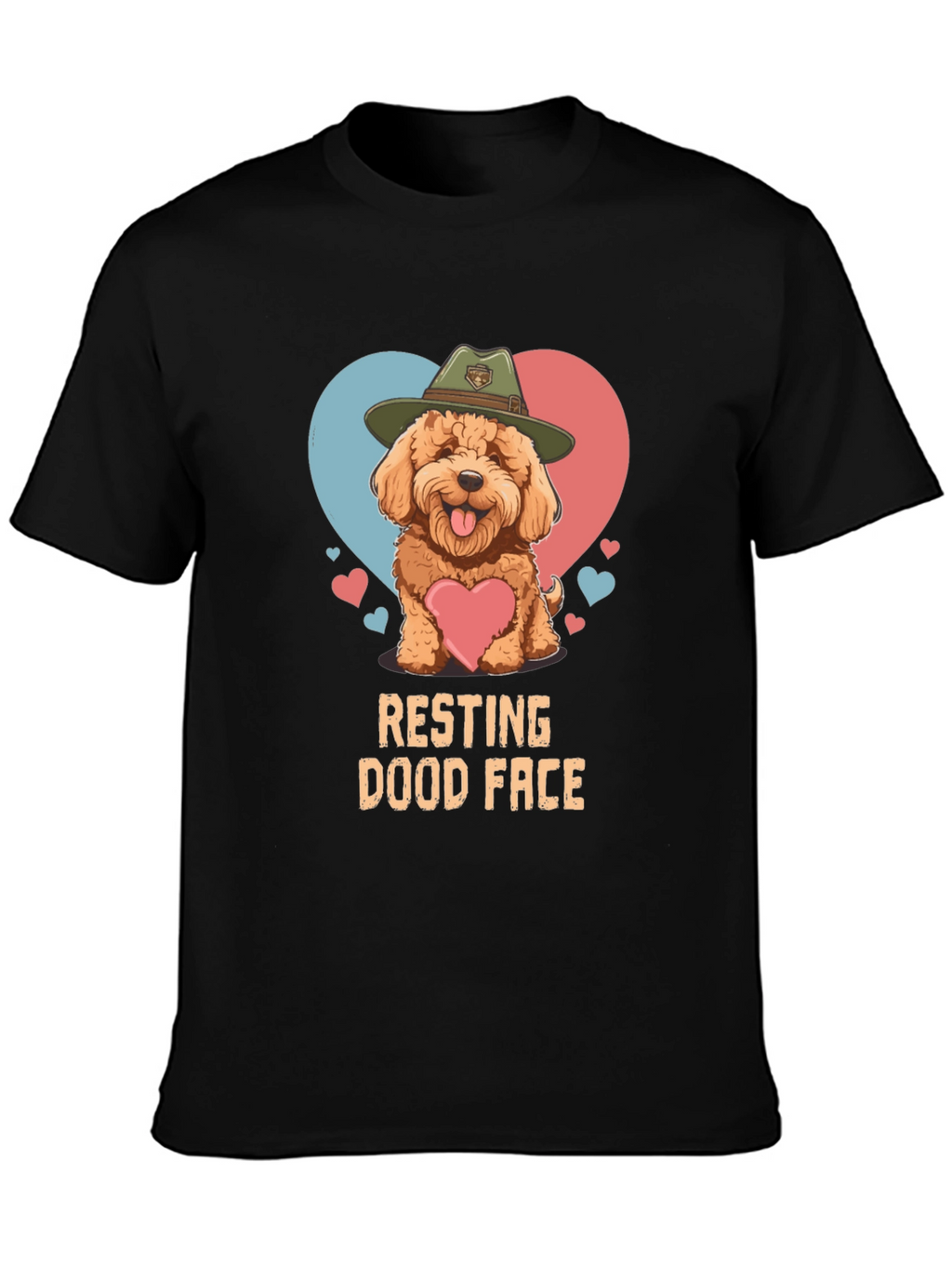 Resting Dood Face Dog Lover T-Shirt