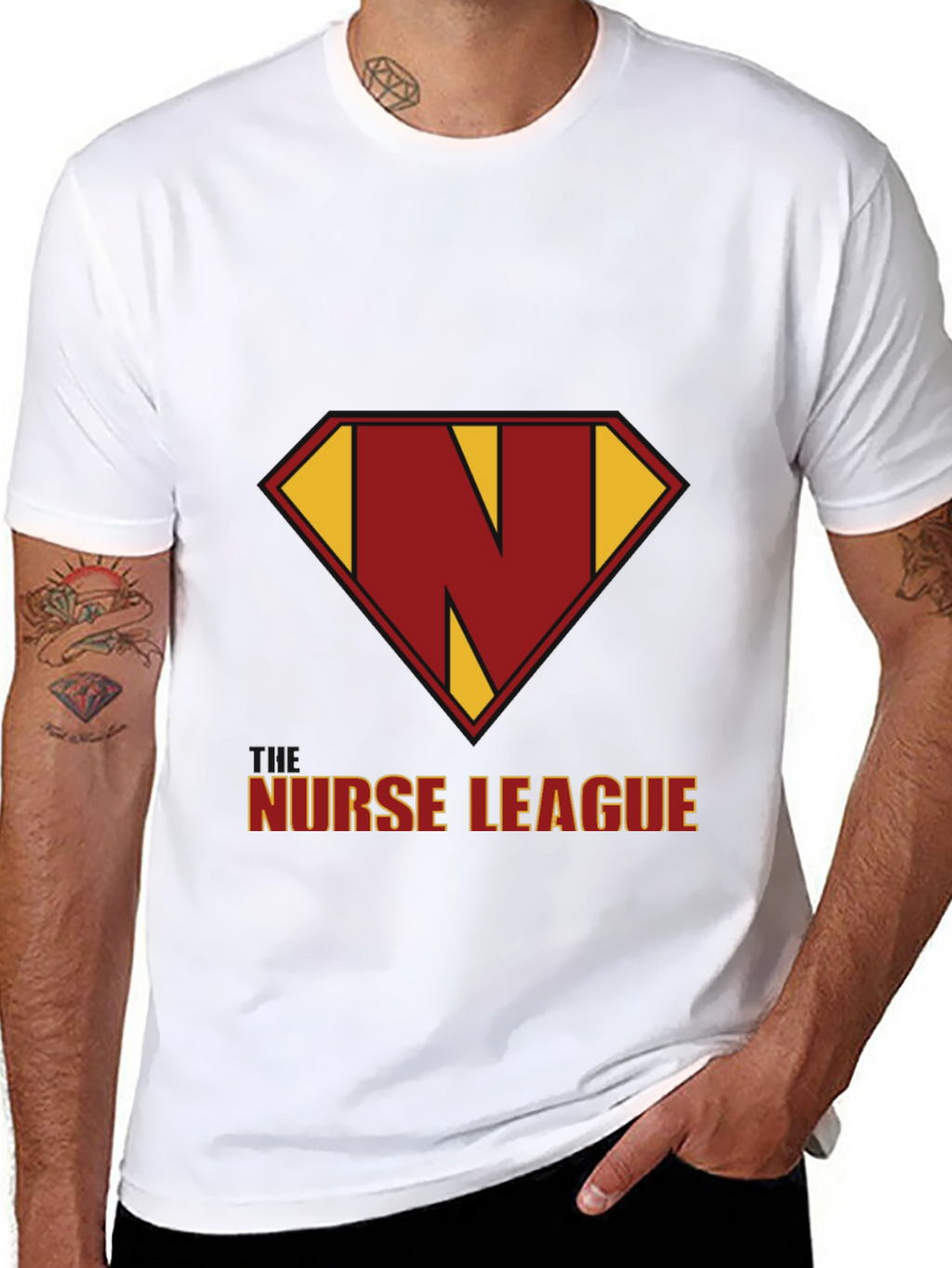 Nurse League T-Shirt - Superhero Inspired Design