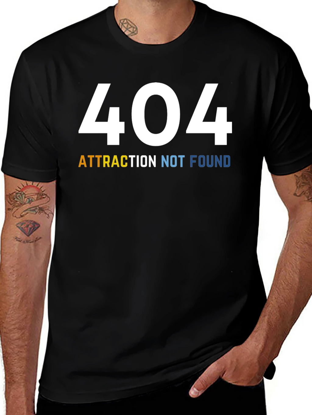 404 Attraction Not Found Graphic Tee