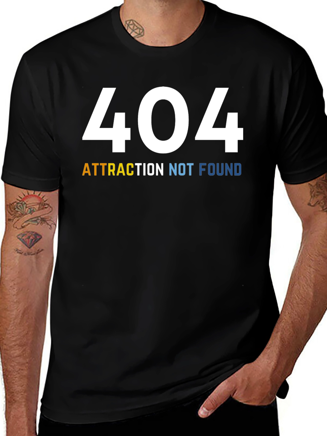 404 Attraction Not Found Graphic Tee