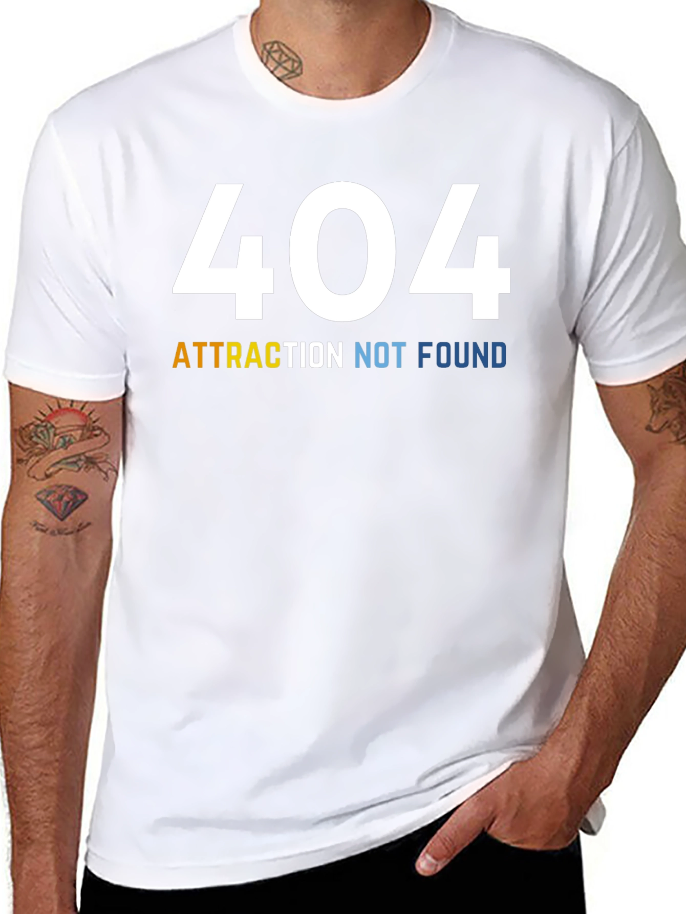 404 Attraction Not Found Graphic Tee