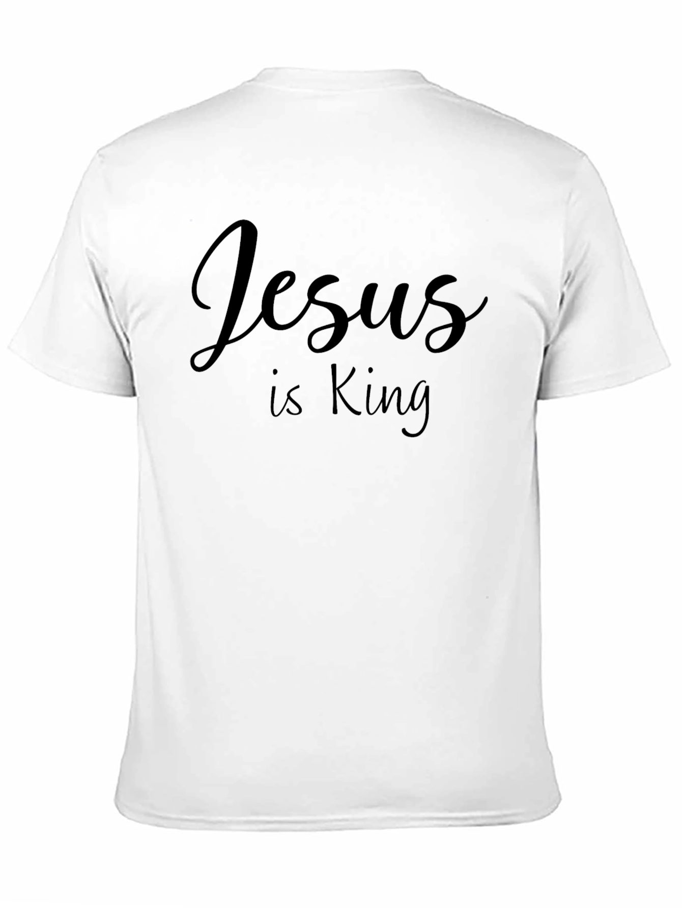 Jesus is King Black T-Shirt