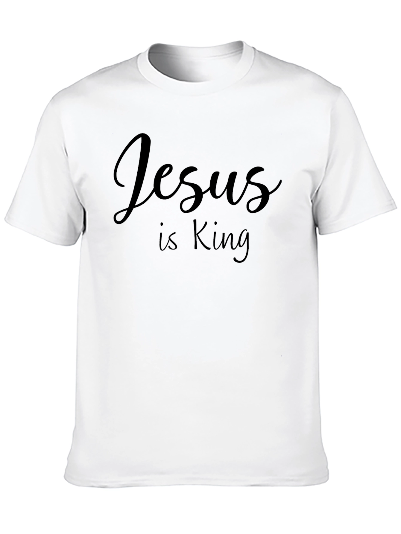 Jesus is King Black T-Shirt