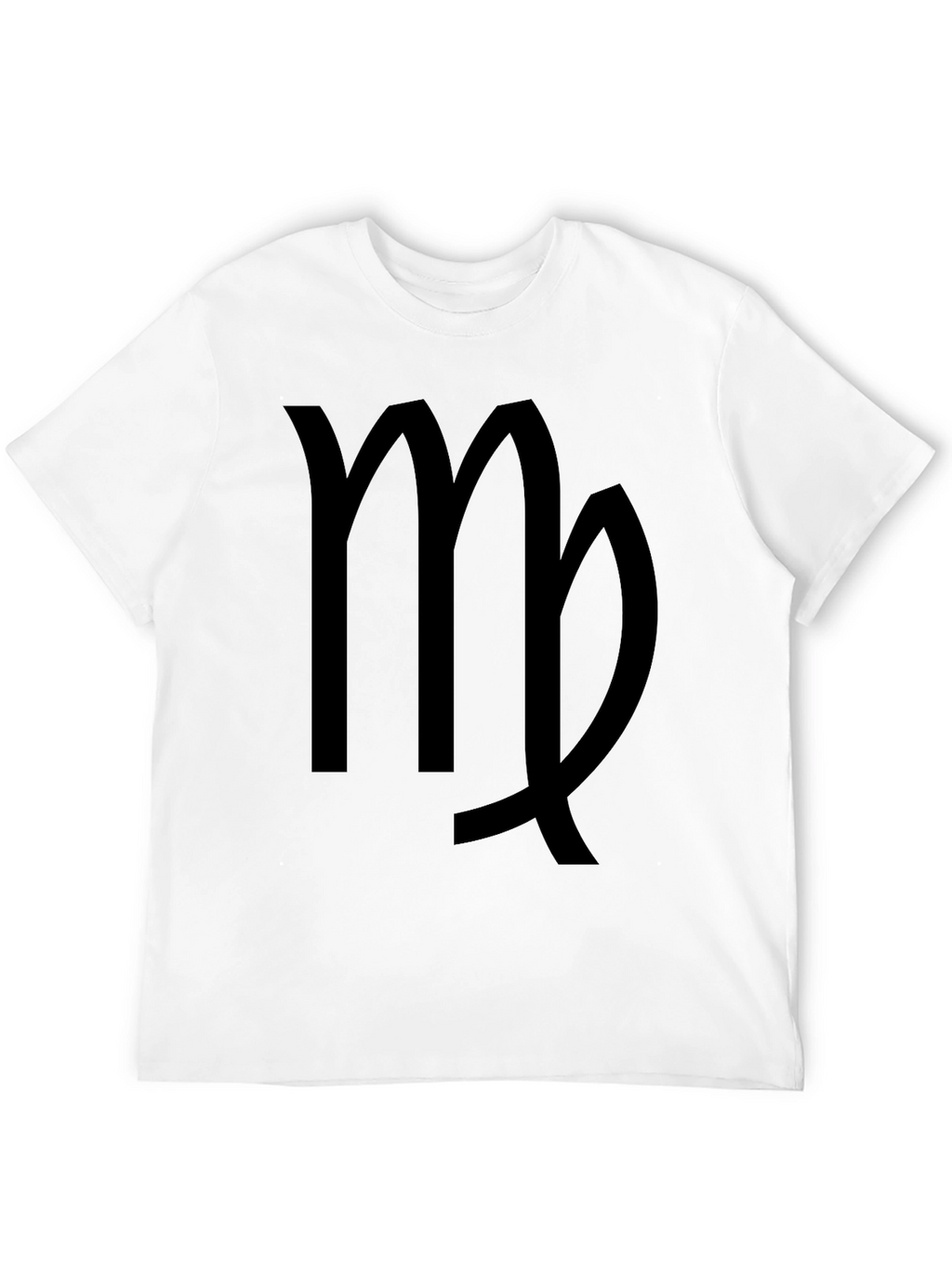 Virgo Zodiac Sign Black T-Shirt