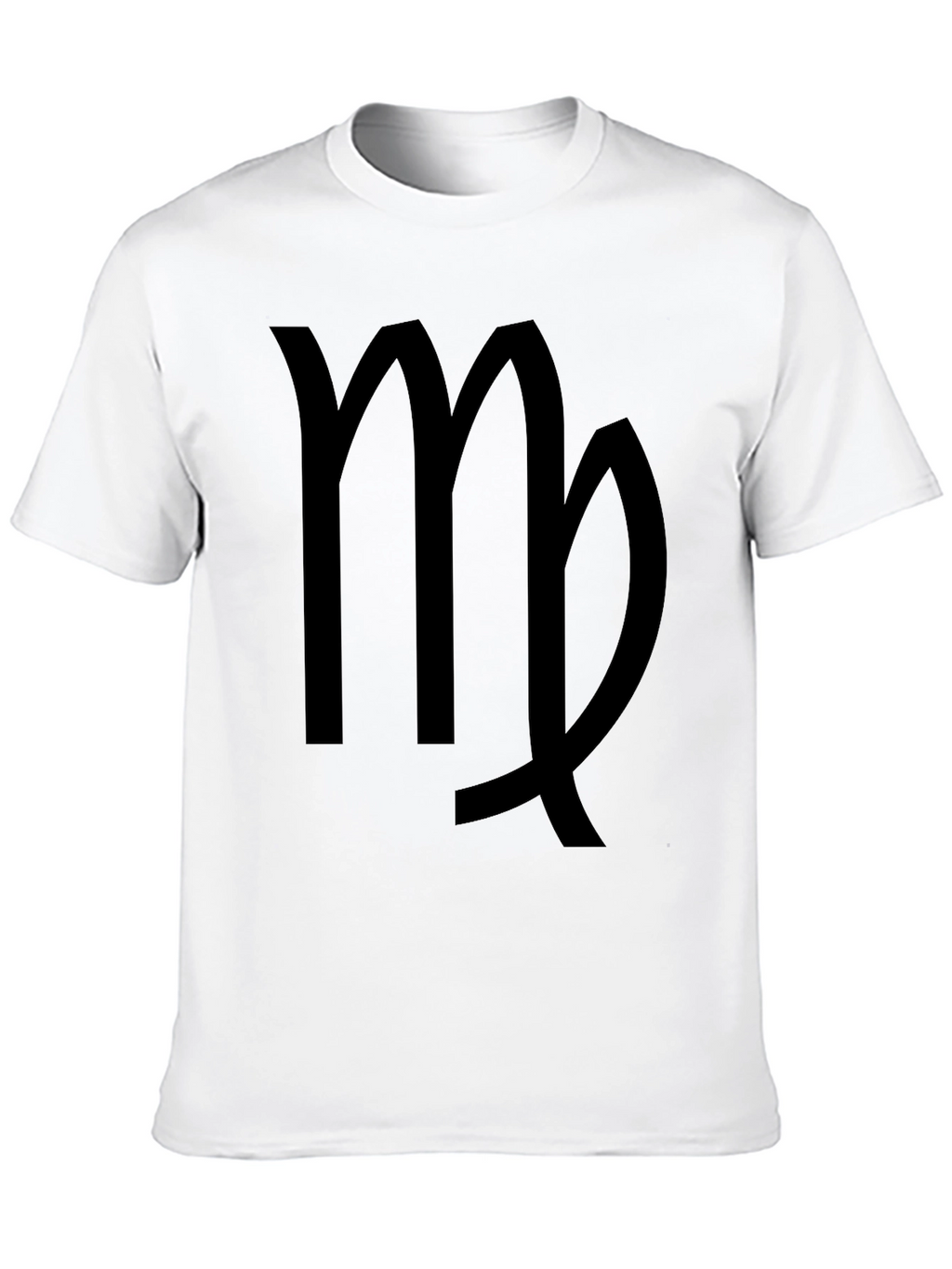 Virgo Zodiac Sign Black T-Shirt