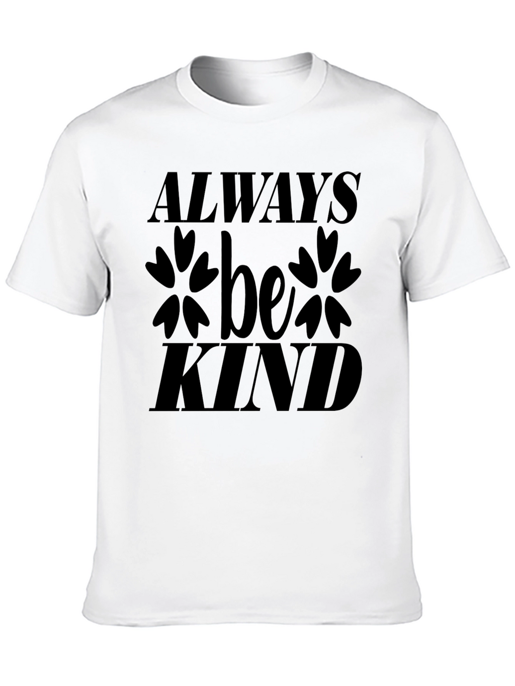 Always Be Kind Black Graphic T-Shirt