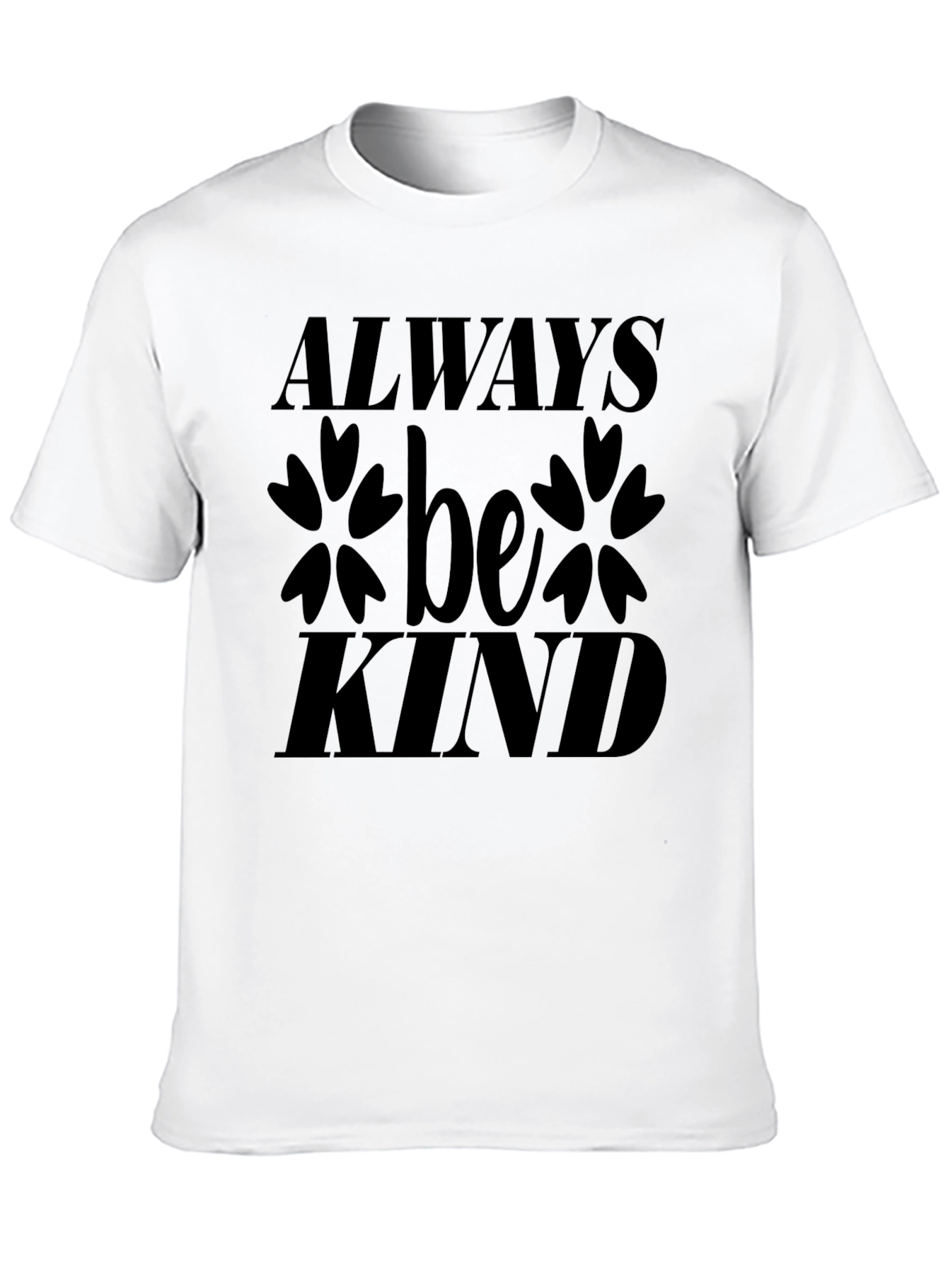 Always Be Kind Black Graphic T-Shirt