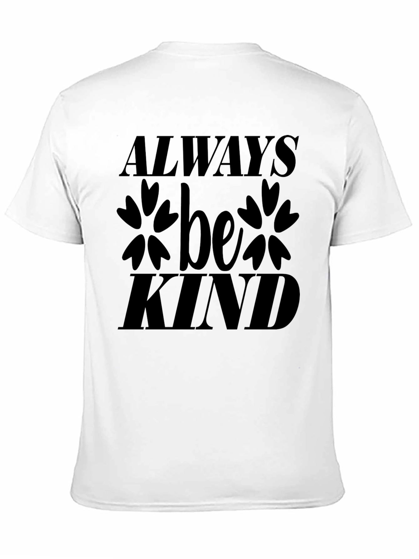 Always Be Kind Black Graphic T-Shirt