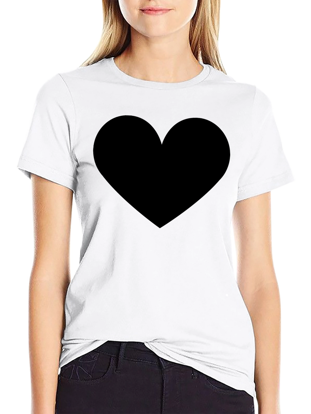 Black Heart Graphic T-Shirt
