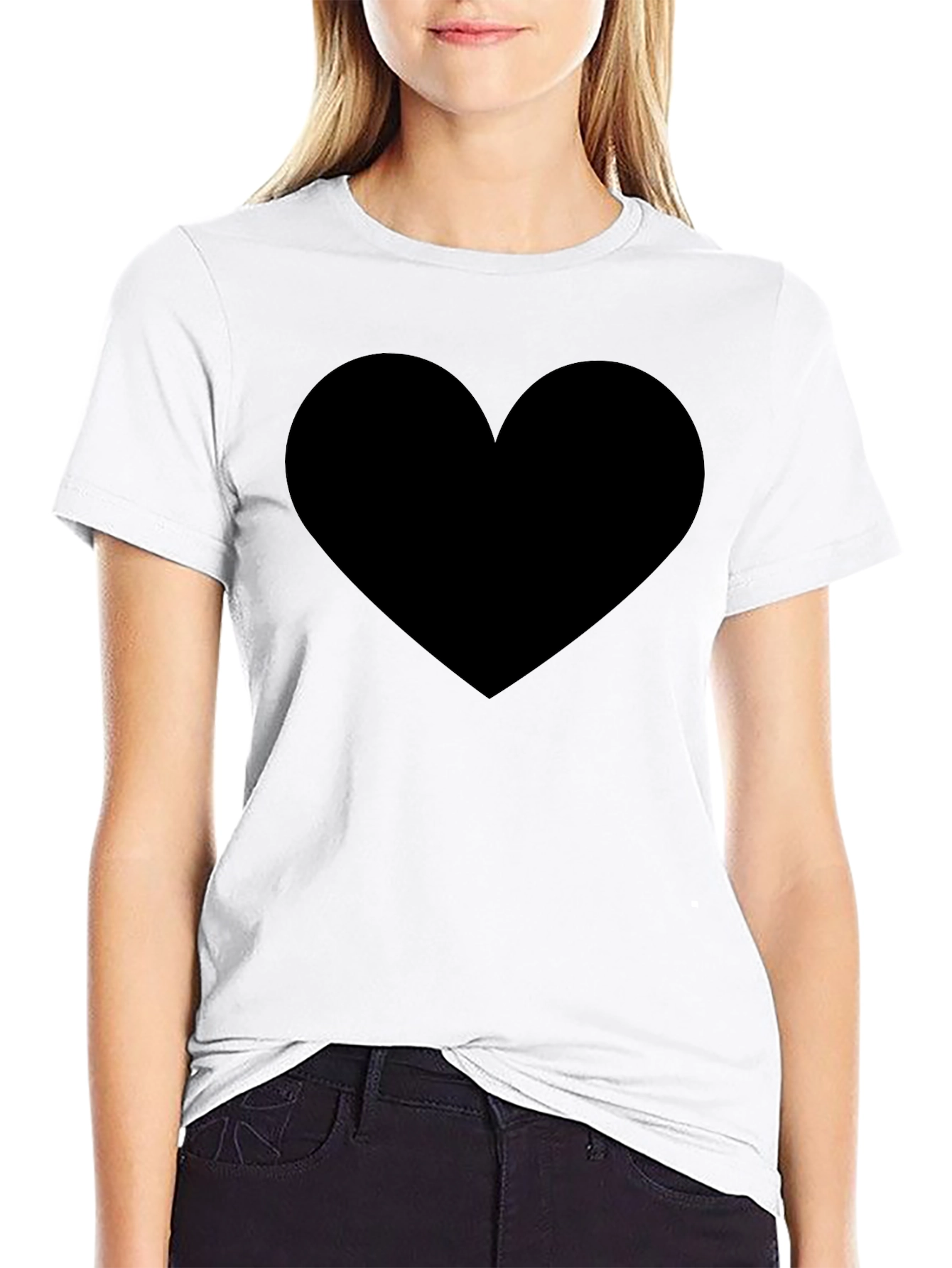 Black Heart Graphic T-Shirt
