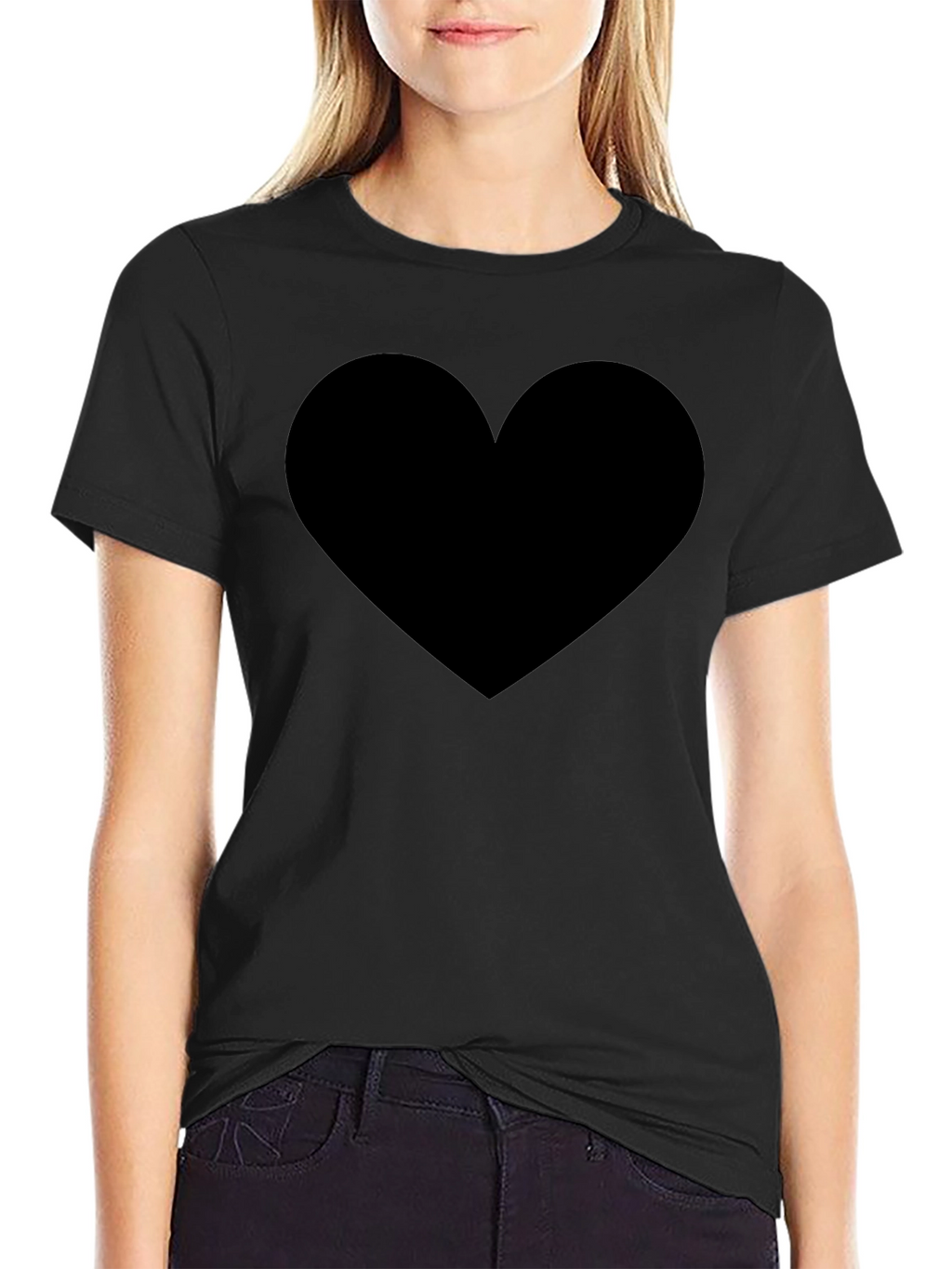 Black Heart Graphic T-Shirt