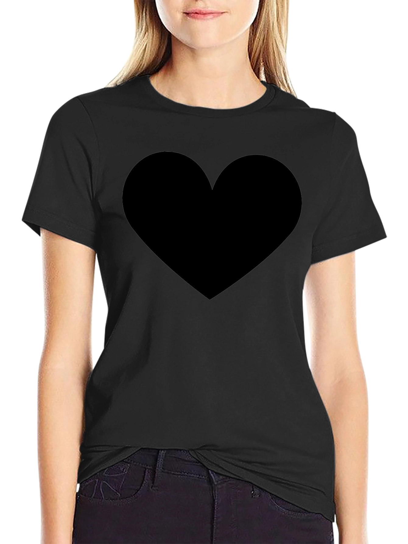 Black Heart Graphic T-Shirt