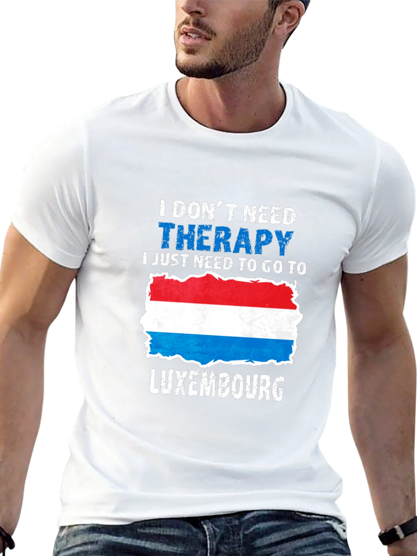 Luxembourg Therapy T-Shirt - Travel Souvenir