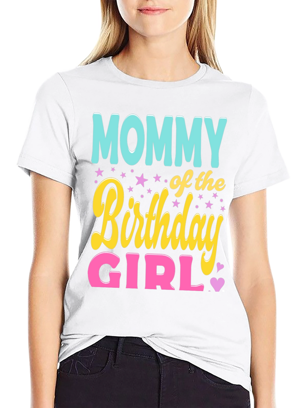 Mommy of the Birthday Girl Graphic Tee