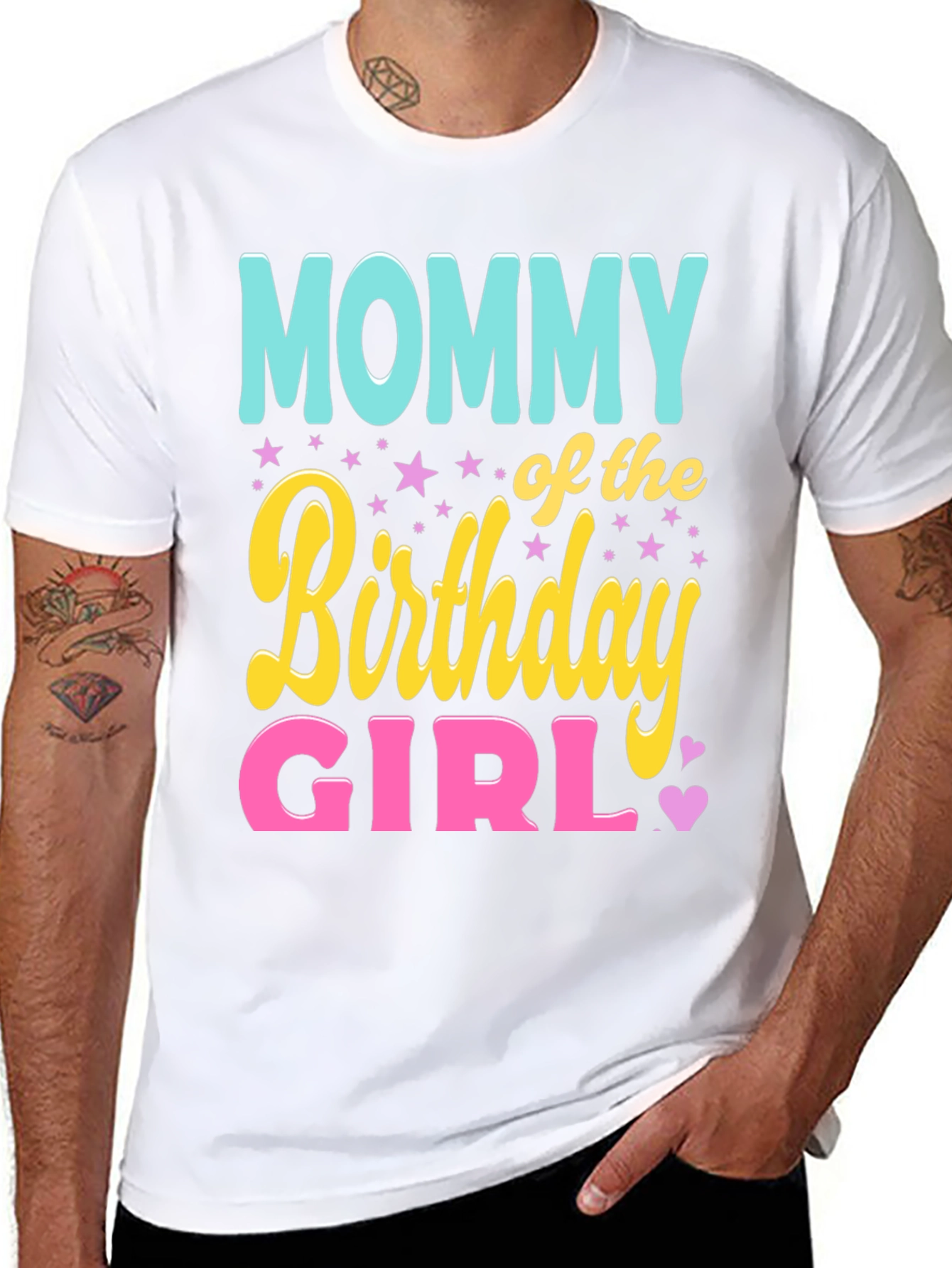 Mommy of the Birthday Girl Graphic Tee