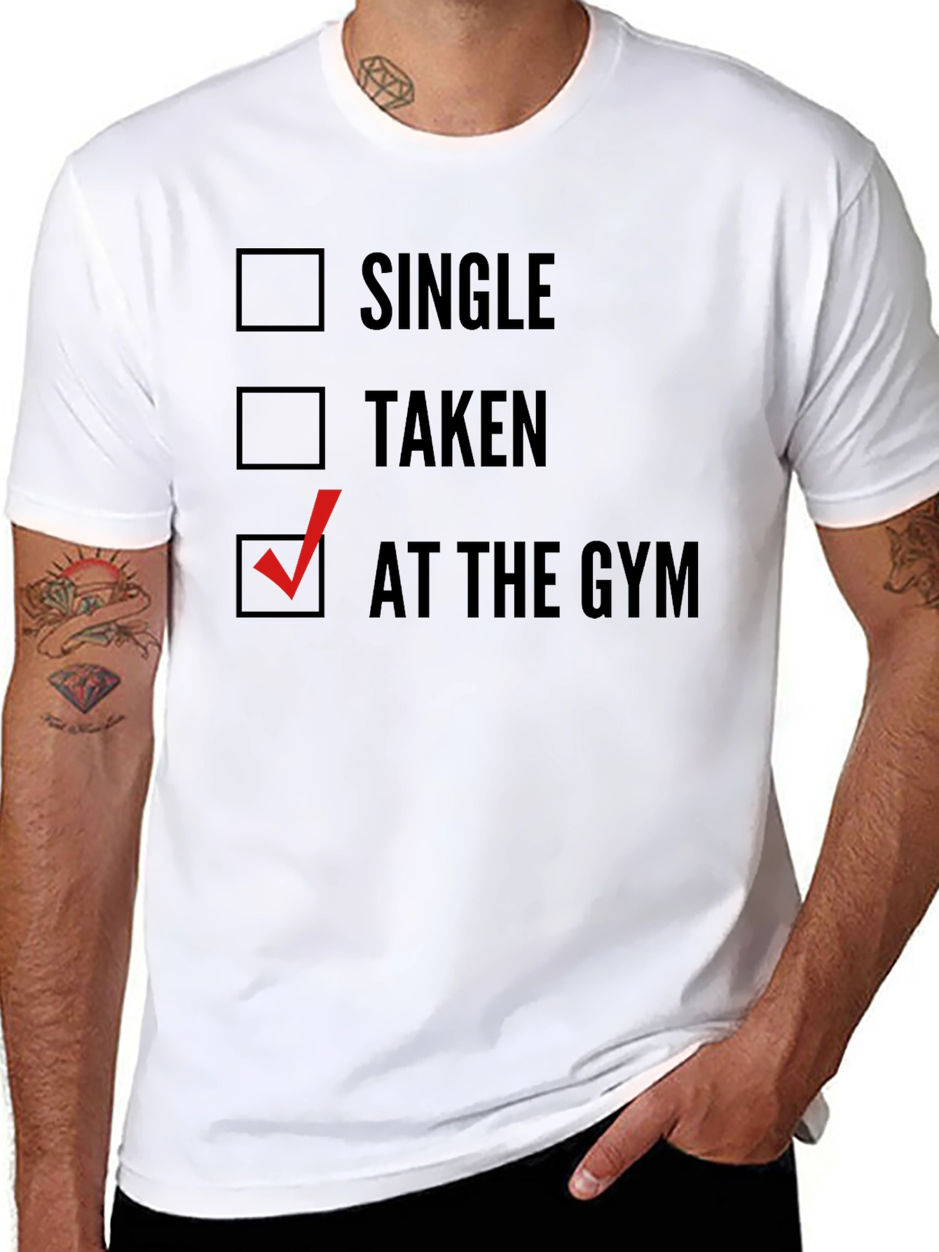 Gym Life Tee: Single Taken At The Gym