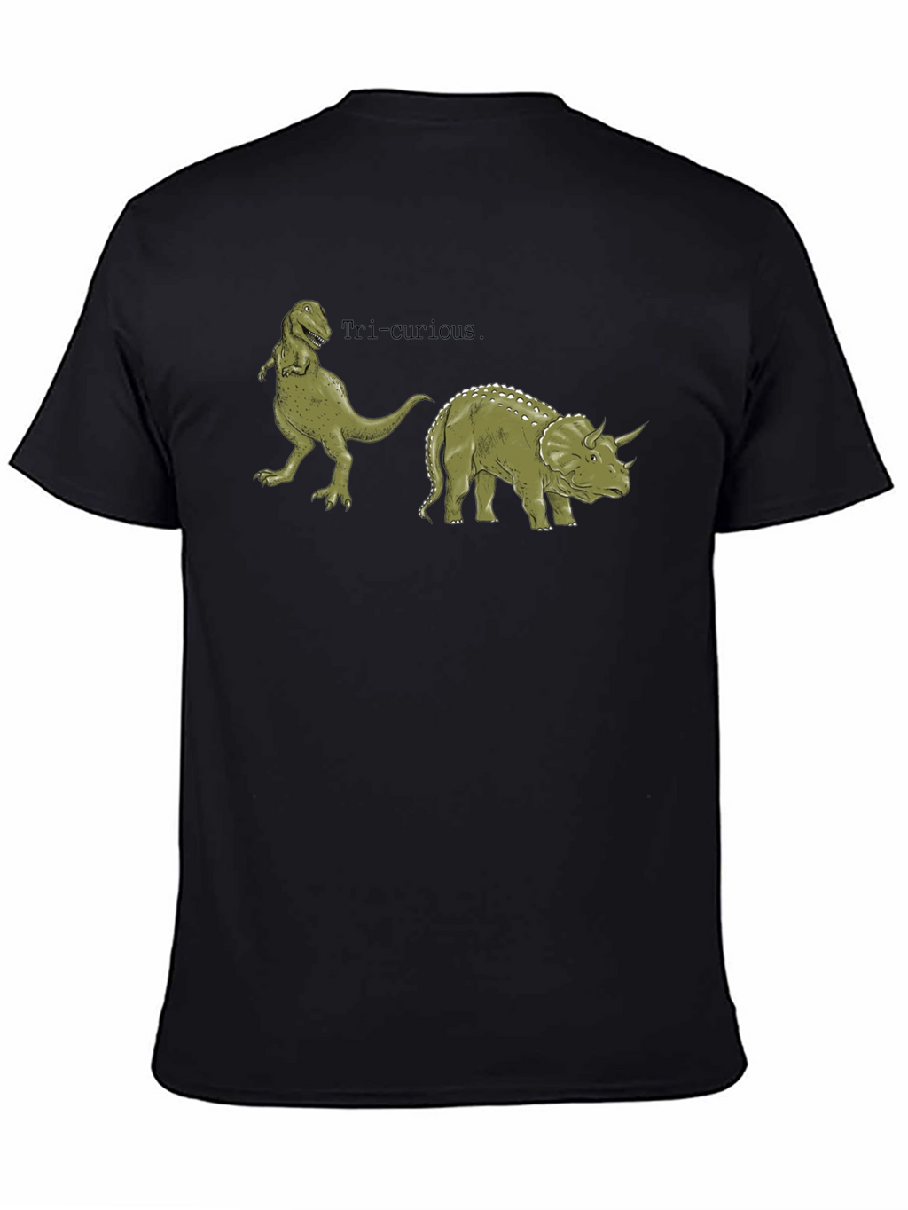 Tri-Curious Dinosaur Graphic Tee