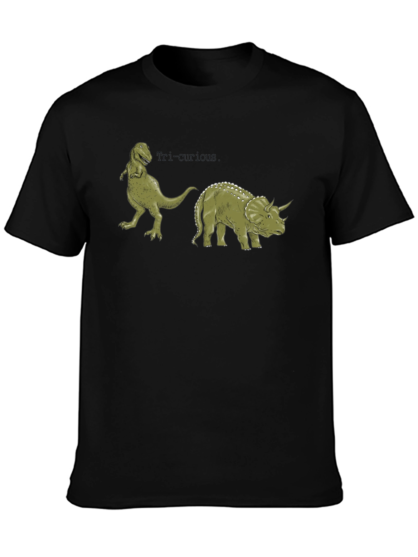 Tri-Curious Dinosaur Graphic Tee