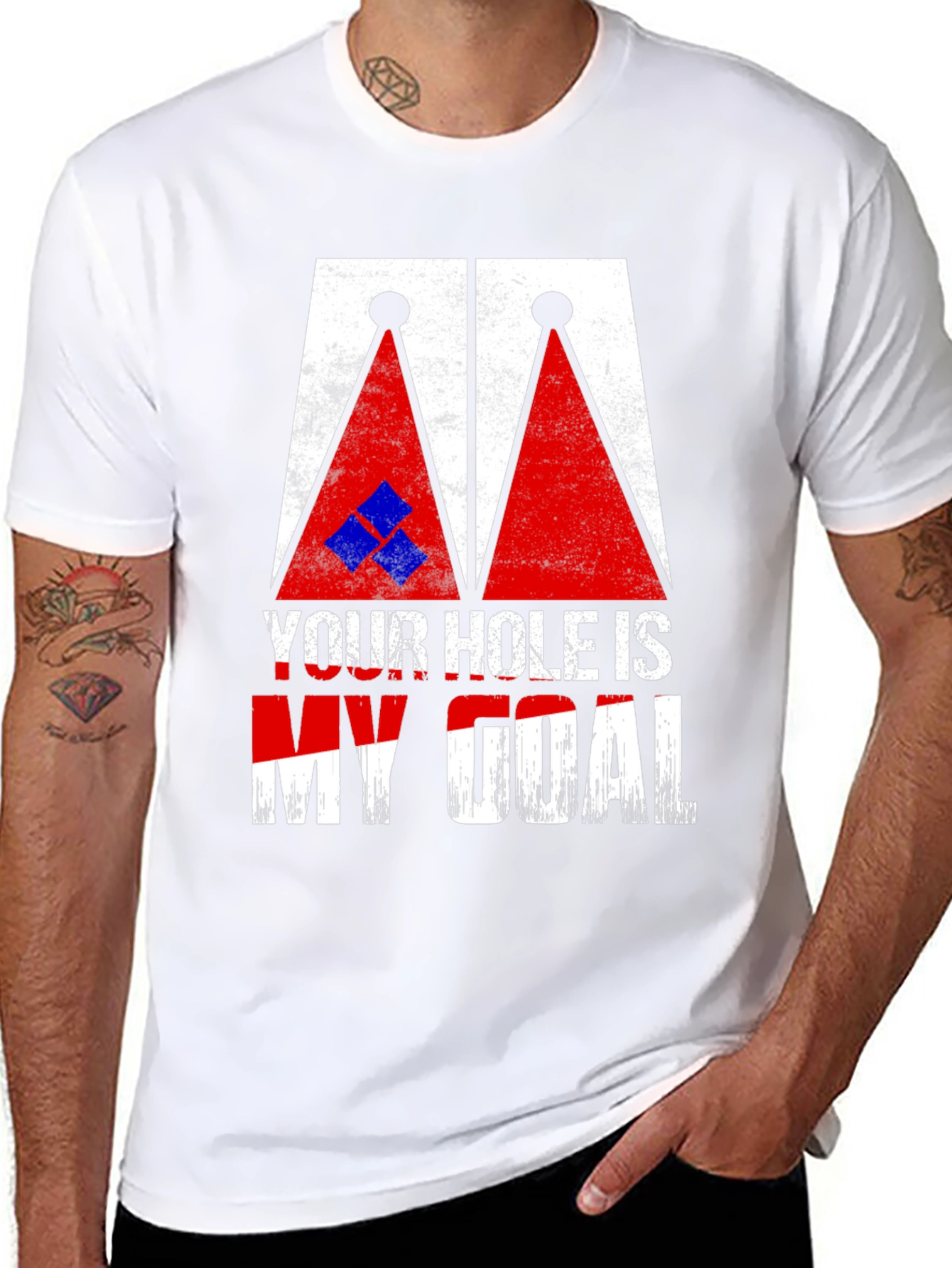 Cornhole T-Shirt: Your Hole Is My Goal Tee