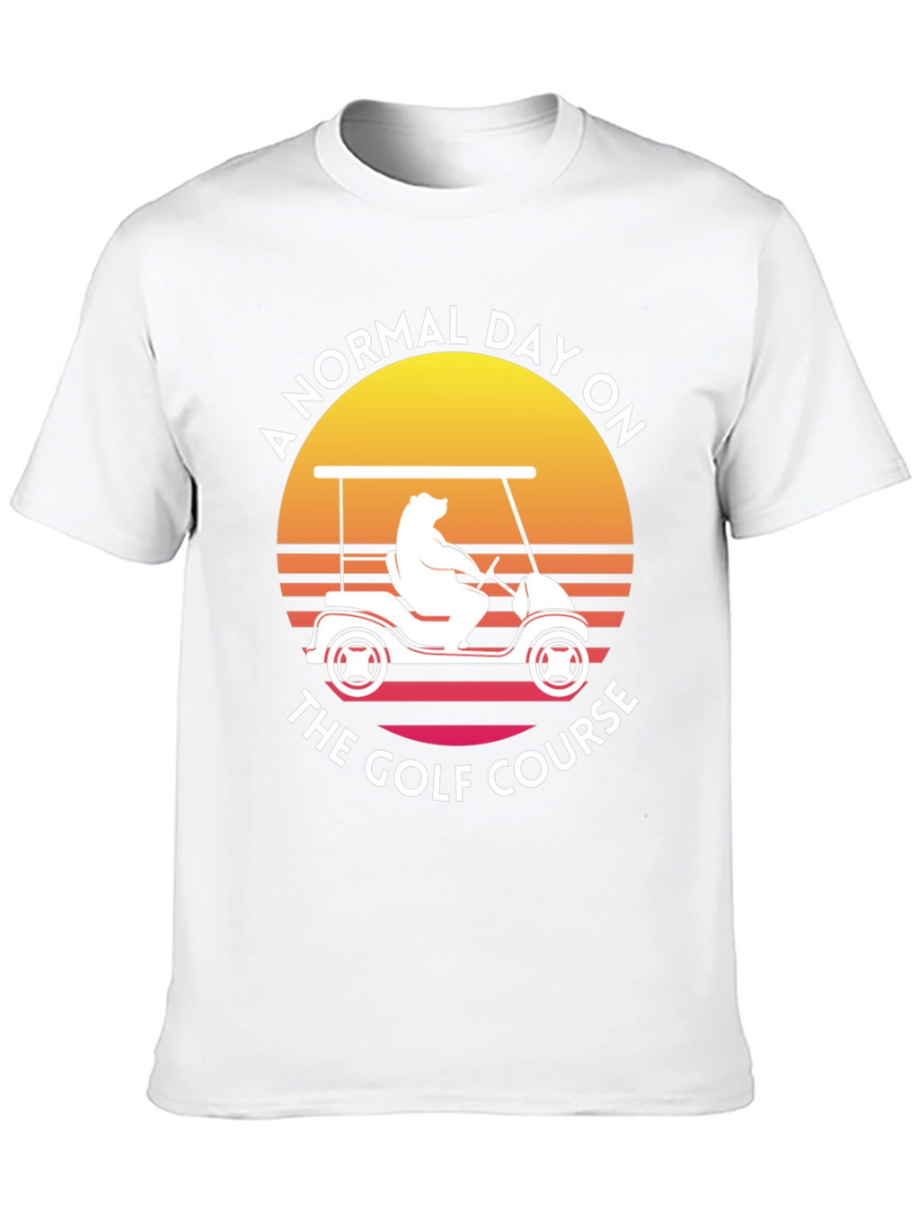Golf Course Bear Tee - Normal Day Golfing