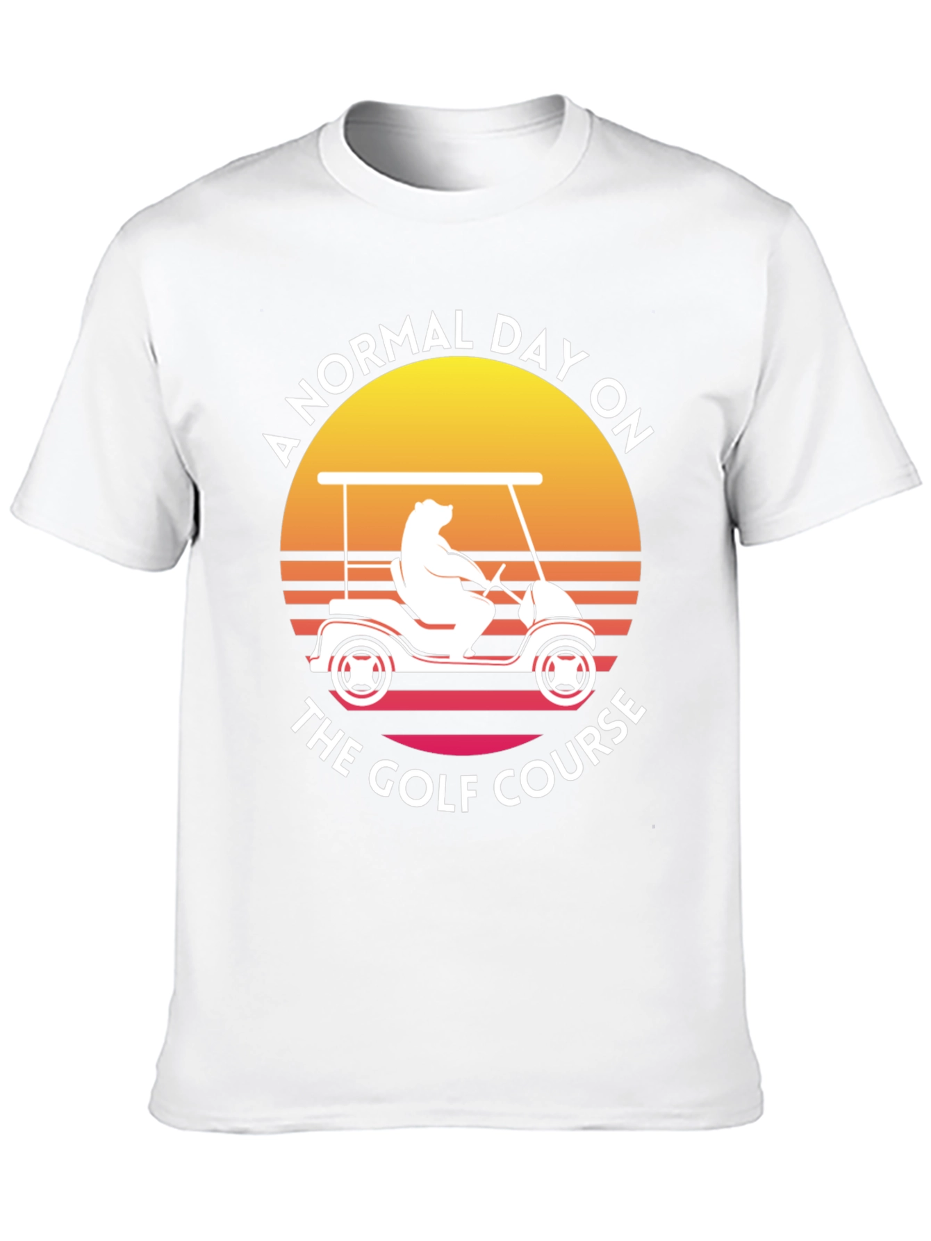 Golf Course Bear Tee - Normal Day Golfing