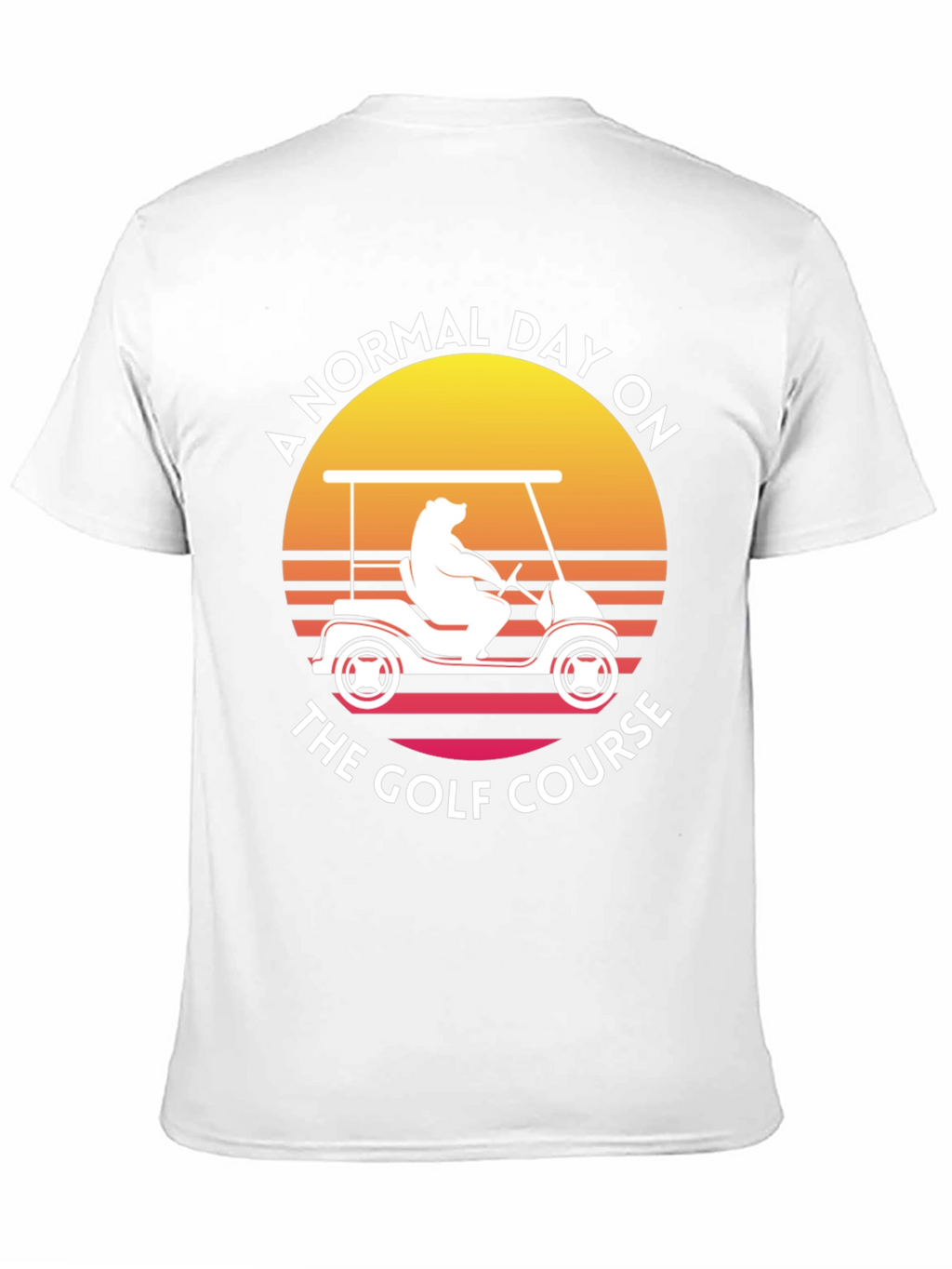 Golf Course Bear Tee - Normal Day Golfing