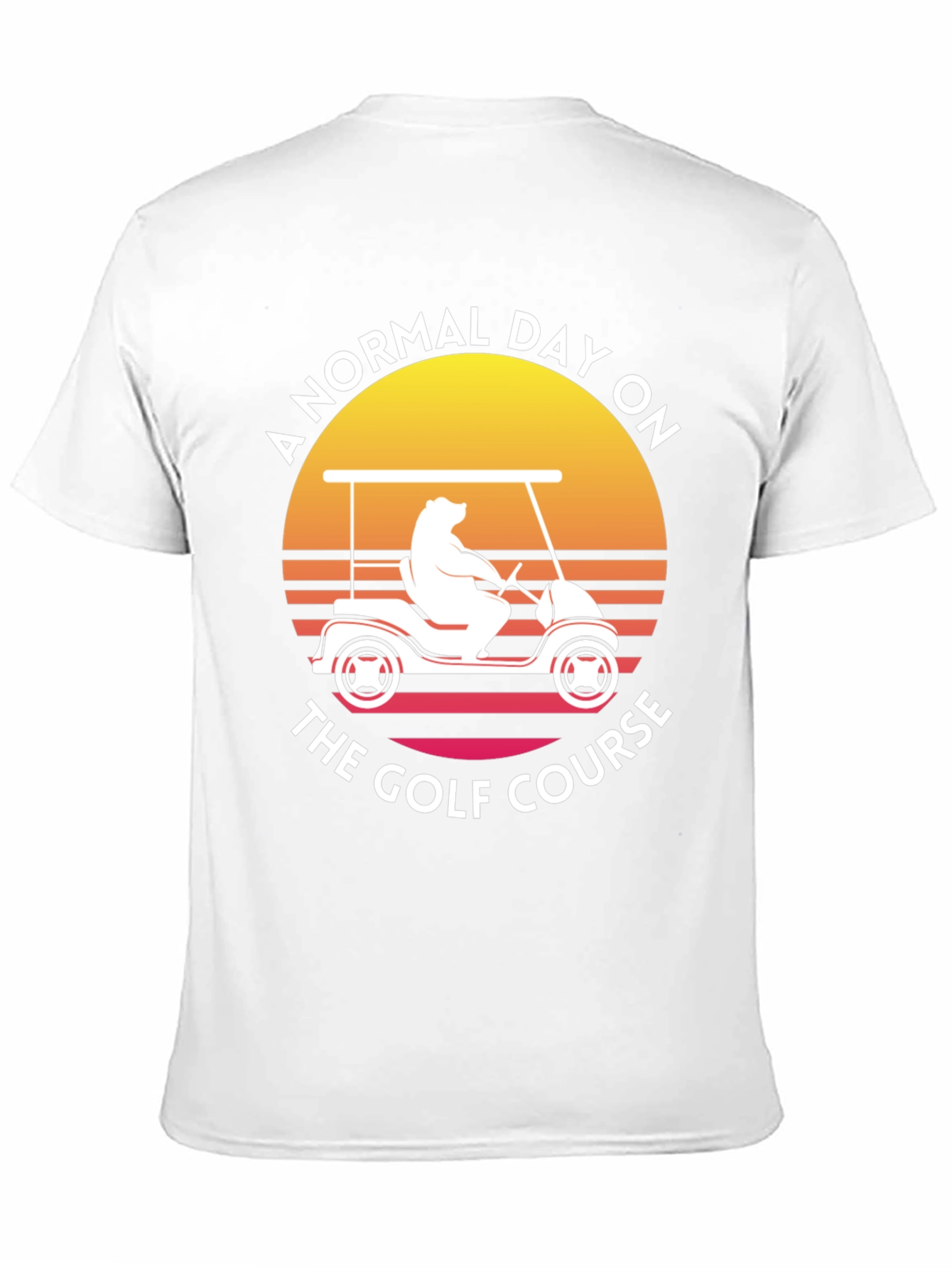 Golf Course Bear Tee - Normal Day Golfing