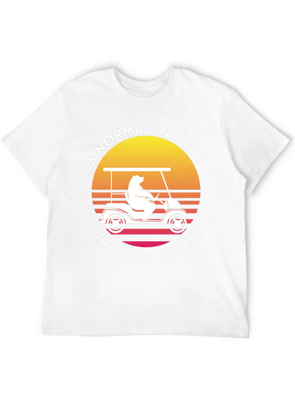 Golf Course Bear Tee - Normal Day Golfing