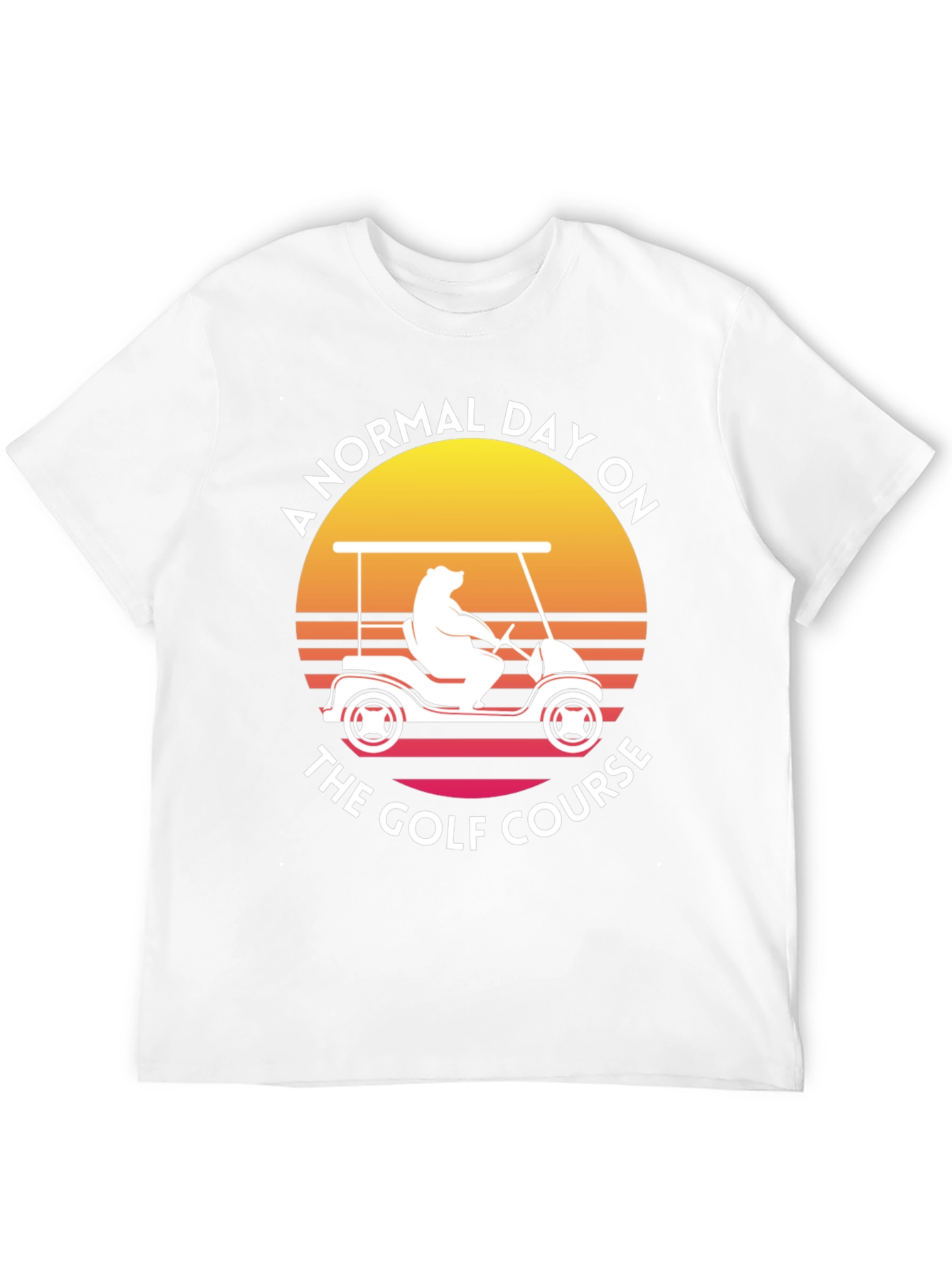 Golf Course Bear Tee - Normal Day Golfing