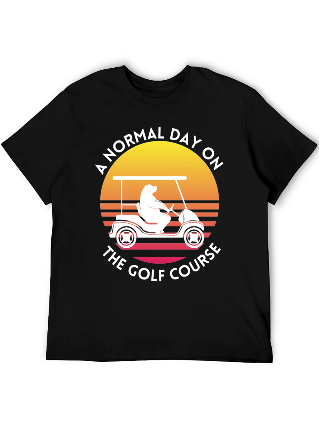 Golf Course Bear Tee - Normal Day Golfing