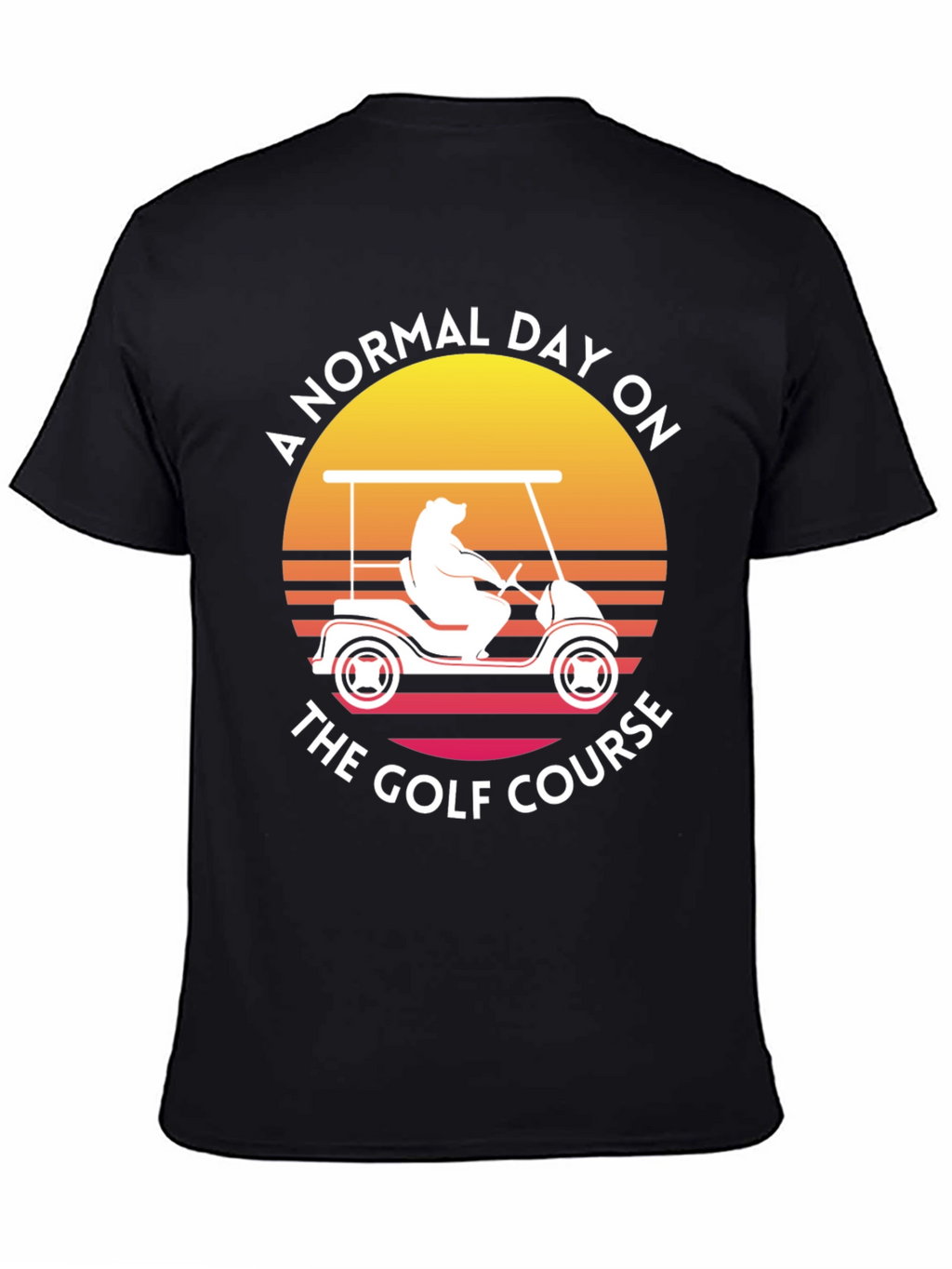 Golf Course Bear Tee - Normal Day Golfing