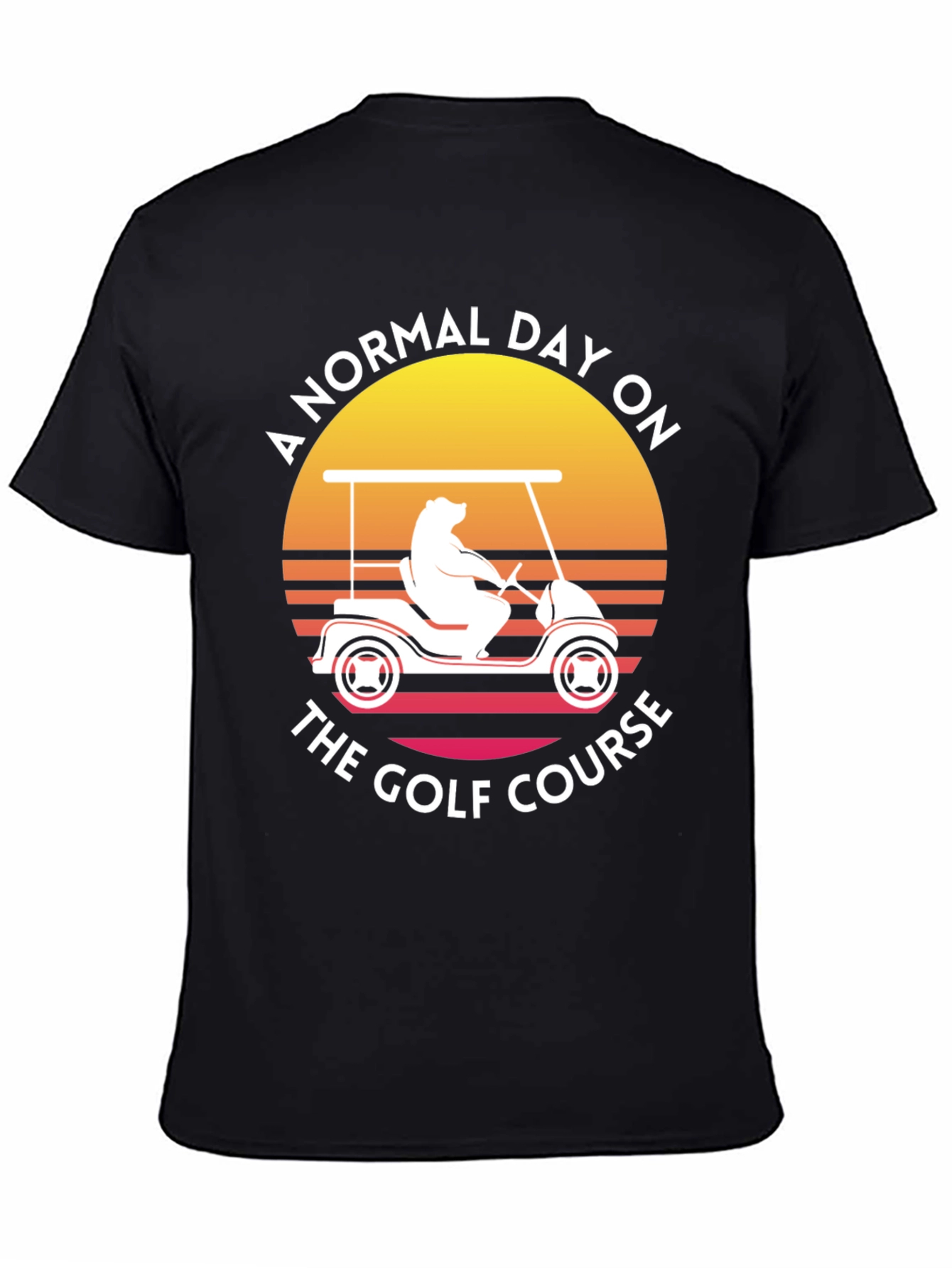 Golf Course Bear Tee - Normal Day Golfing